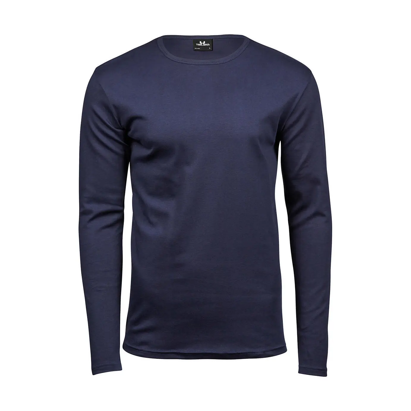 Tee Jays Men's Bleu Long Sleeve T-Shirt - Image 2