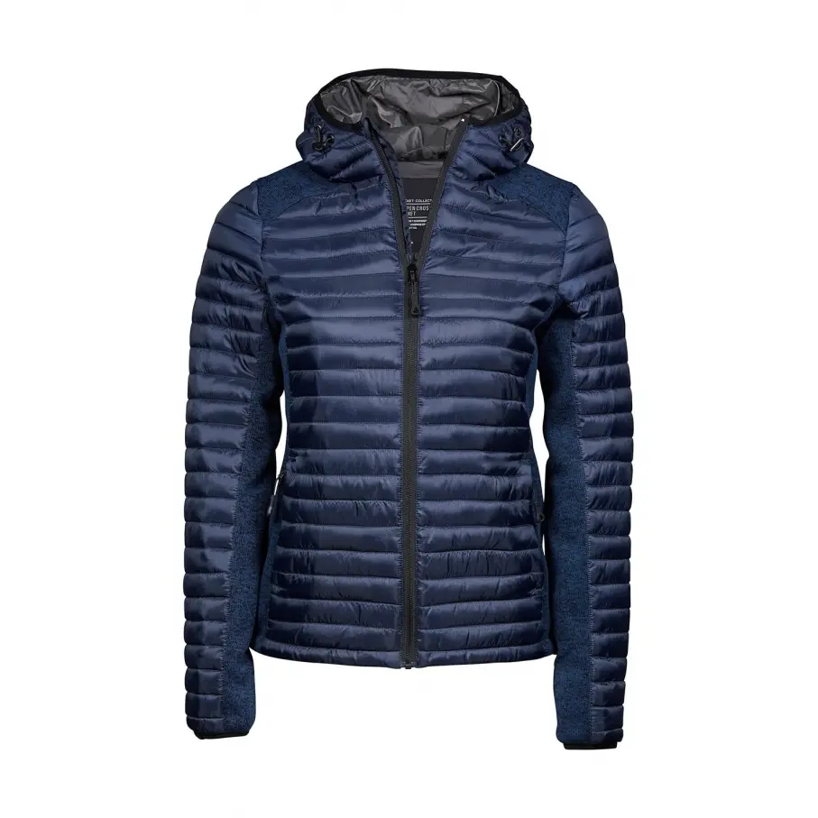 Tee Jays Women's Bleu Down Jacket Outdoor Crossover