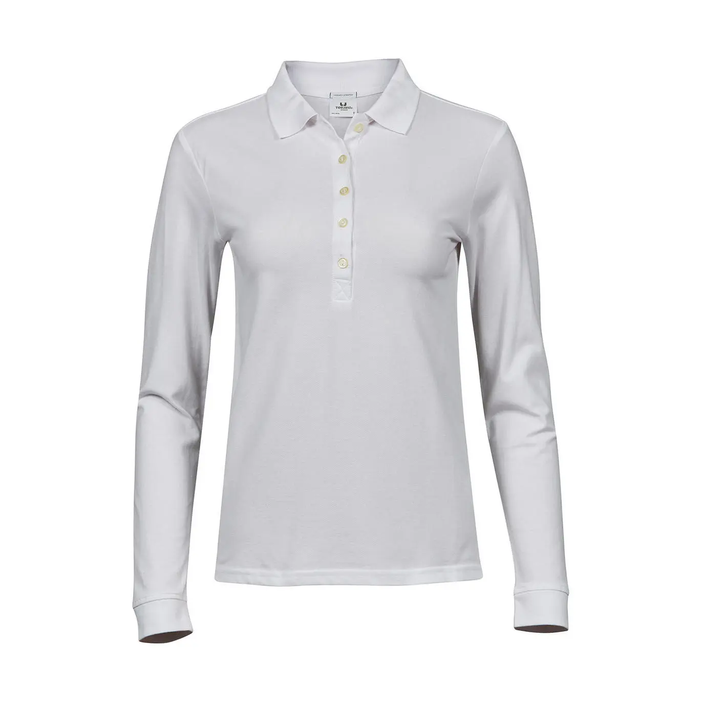 Polo-Shirt, langarm, Damen Tee Jays Luxury Stretch
