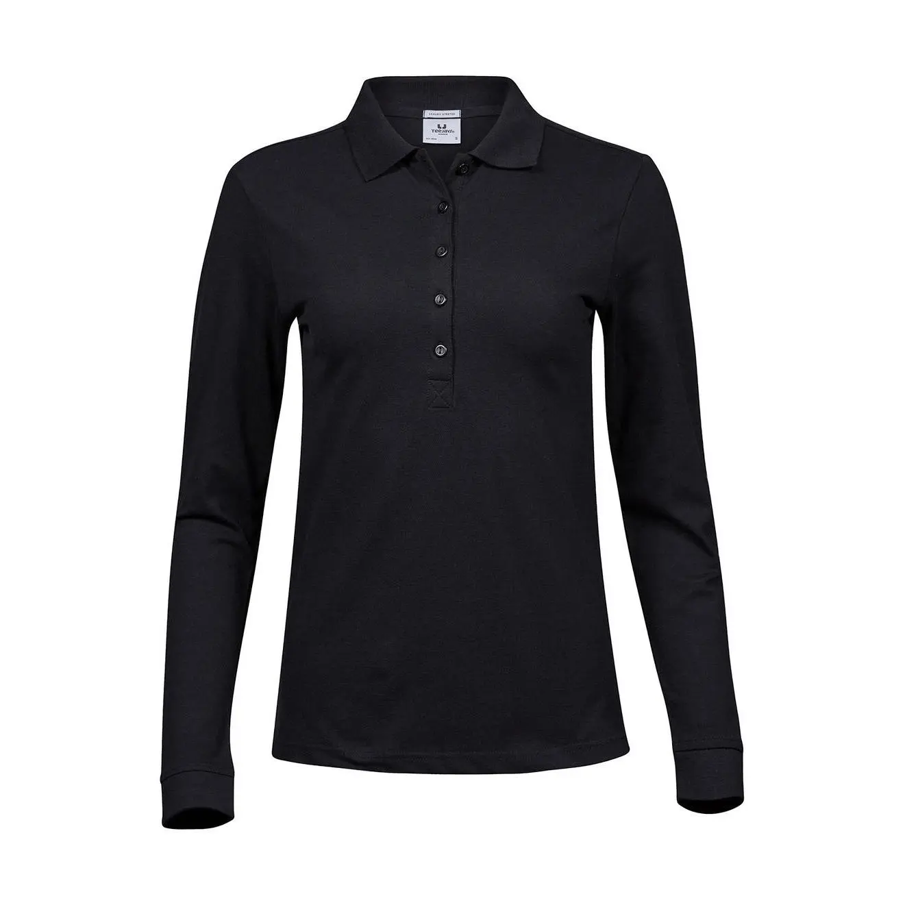Polo-Shirt, langarm, Damen Tee Jays Luxury Stretch