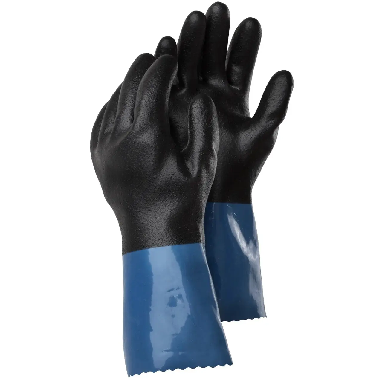 Guanti protettivi chimici in PVC a doppio rivestimento TEGERA
