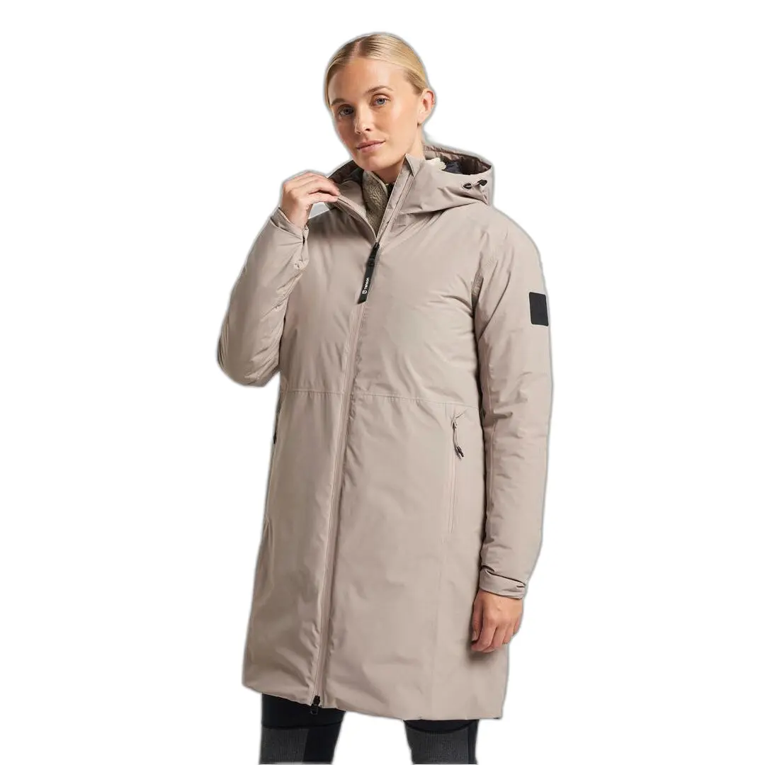 Waterdichte lange jas voor dames Tenson Shift