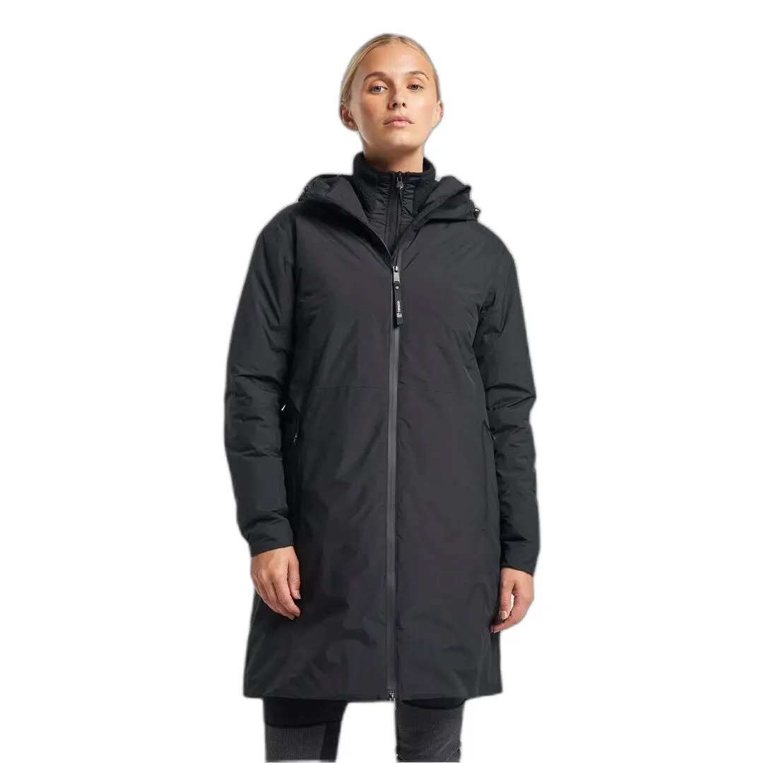 Waterdichte lange jas voor dames Tenson Shift