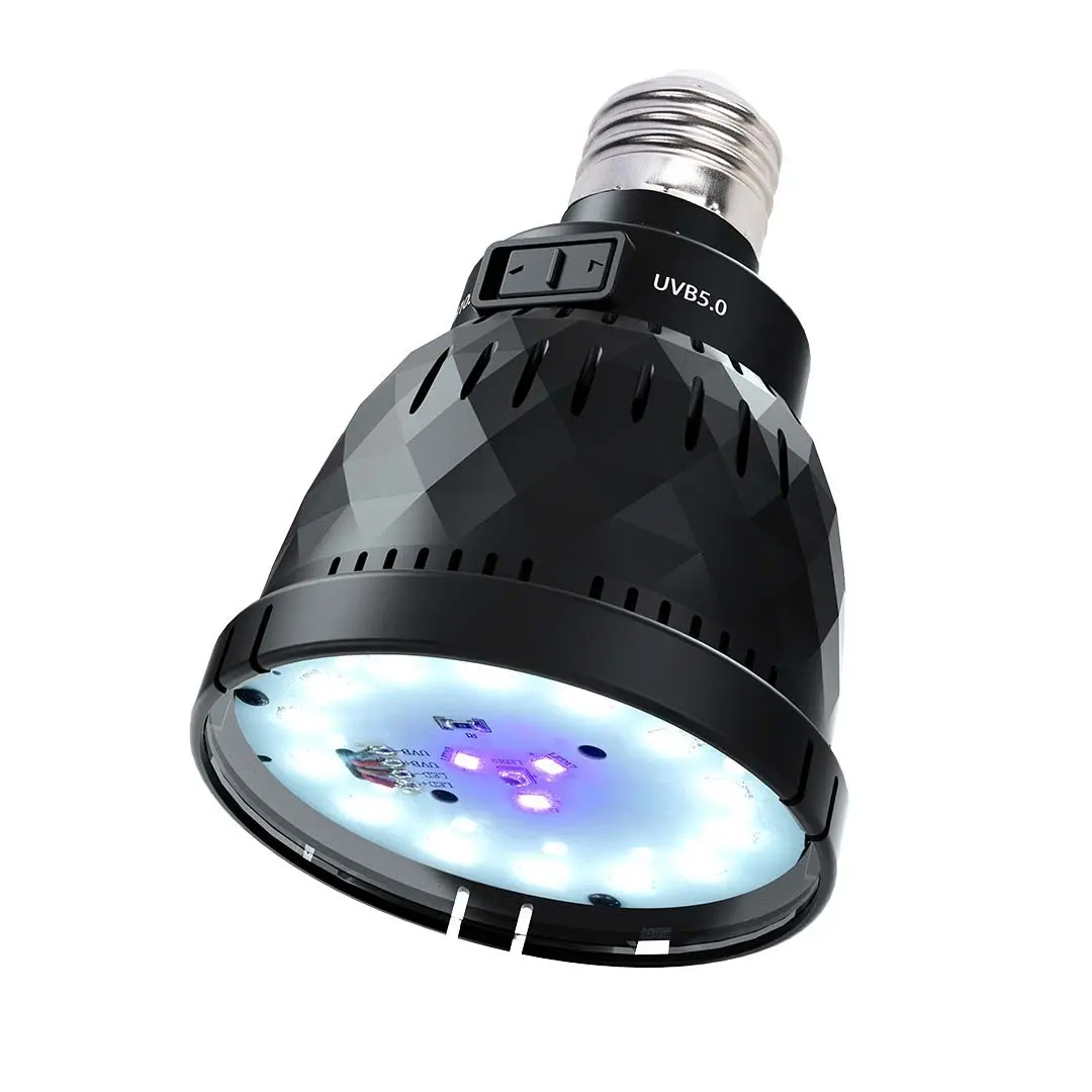 Terra Della LED UVB combo lamp tropisch | woestijn 5W zwart 8x8x11 cm