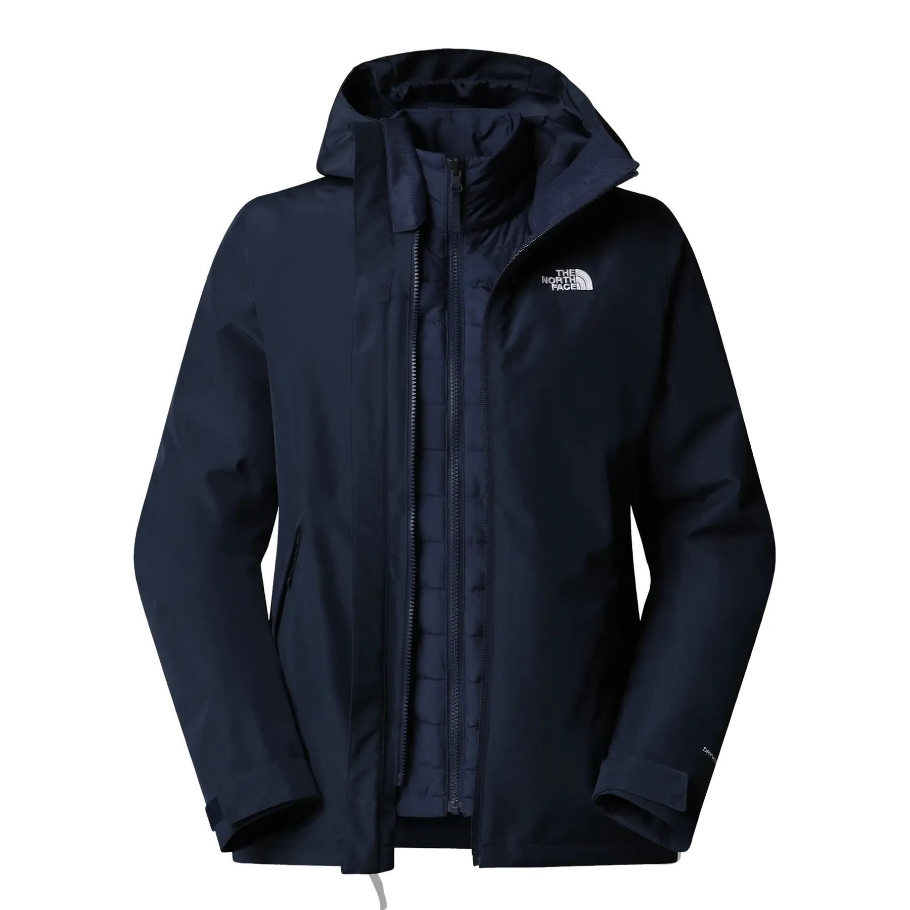 Chaqueta impermeable con capucha 3 en 1 para mujer The North Face Carto Mono Triclimate