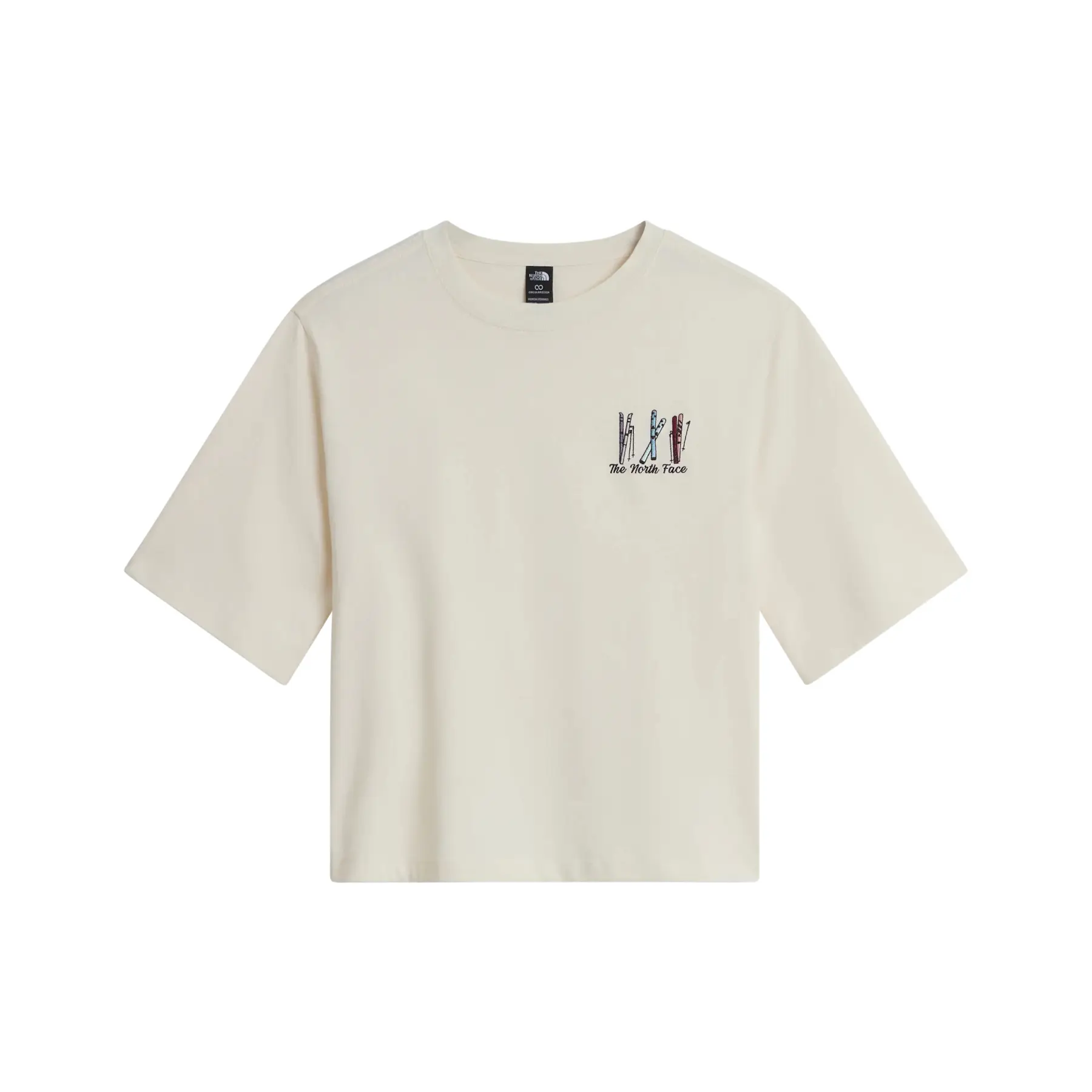 Boxy T-Shirt mit Stickerei für Frauen The North Face Graphic