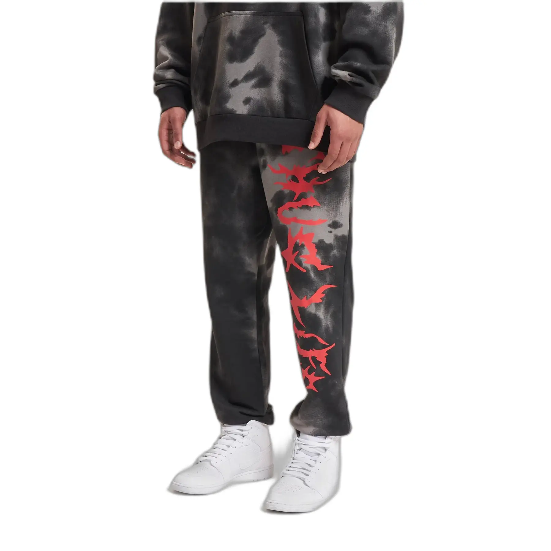 Pantaloni running Thug Life Sky