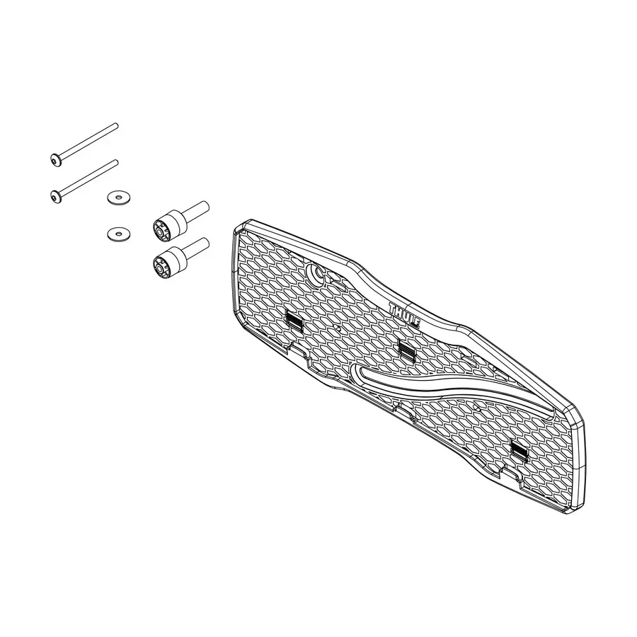 Nummerplaathouder Thule Easy Fold