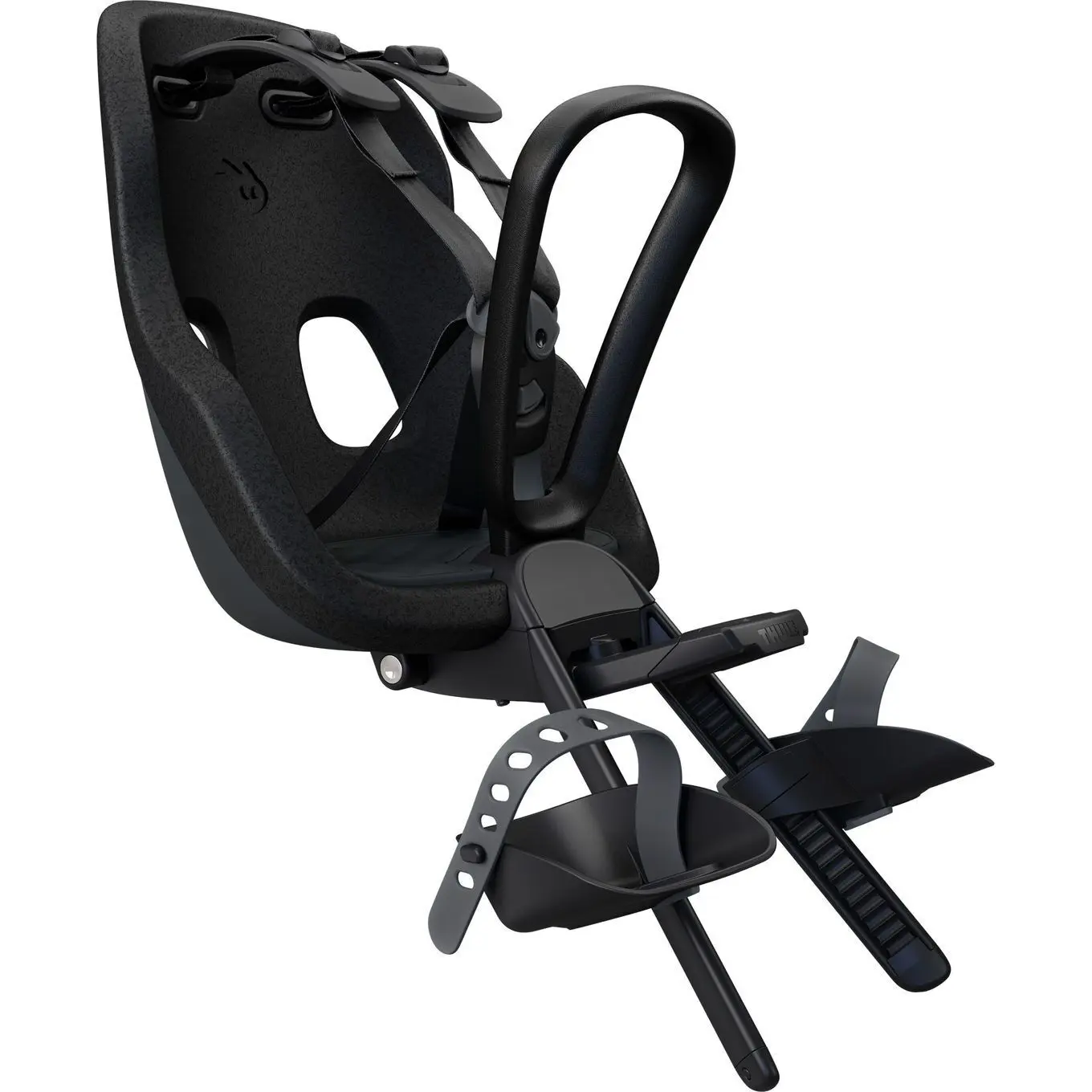 Siège enfant pour bicyclette THULE Yepp Nexxt 2 Mini Midnight Black Fornt