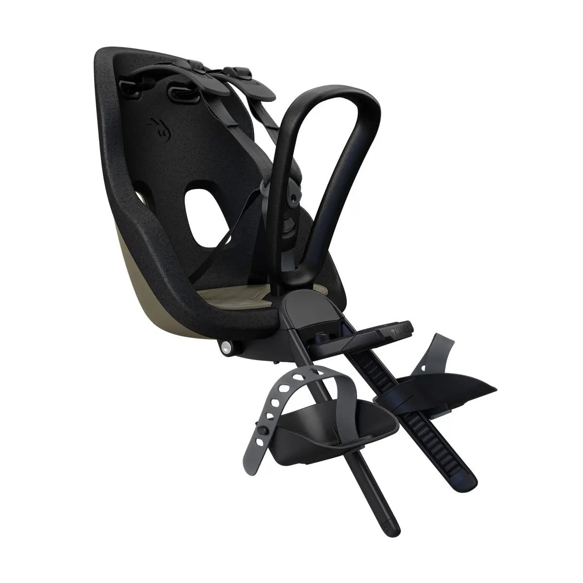 Siège enfant pour bicyclette THULE Yepp Nexxt 2 Mini Deep Khaki Fornt