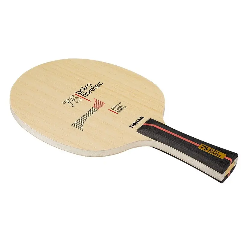 Tischtennisschläger Tibhar Balsa Fibretec 75 gerade