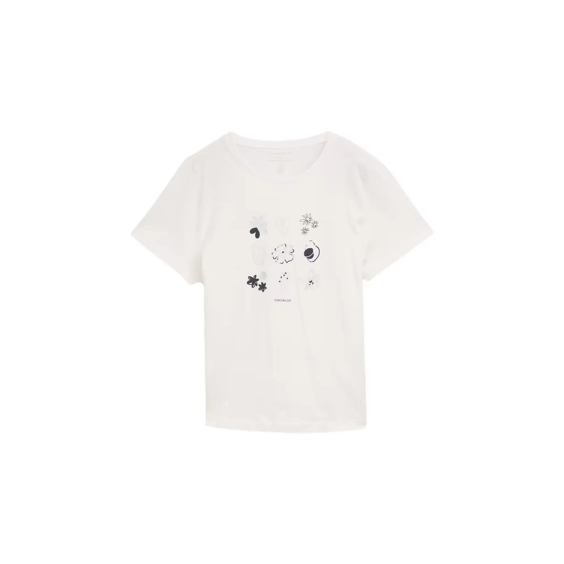 T-shirt basic girocollo donna Tom Tailor
