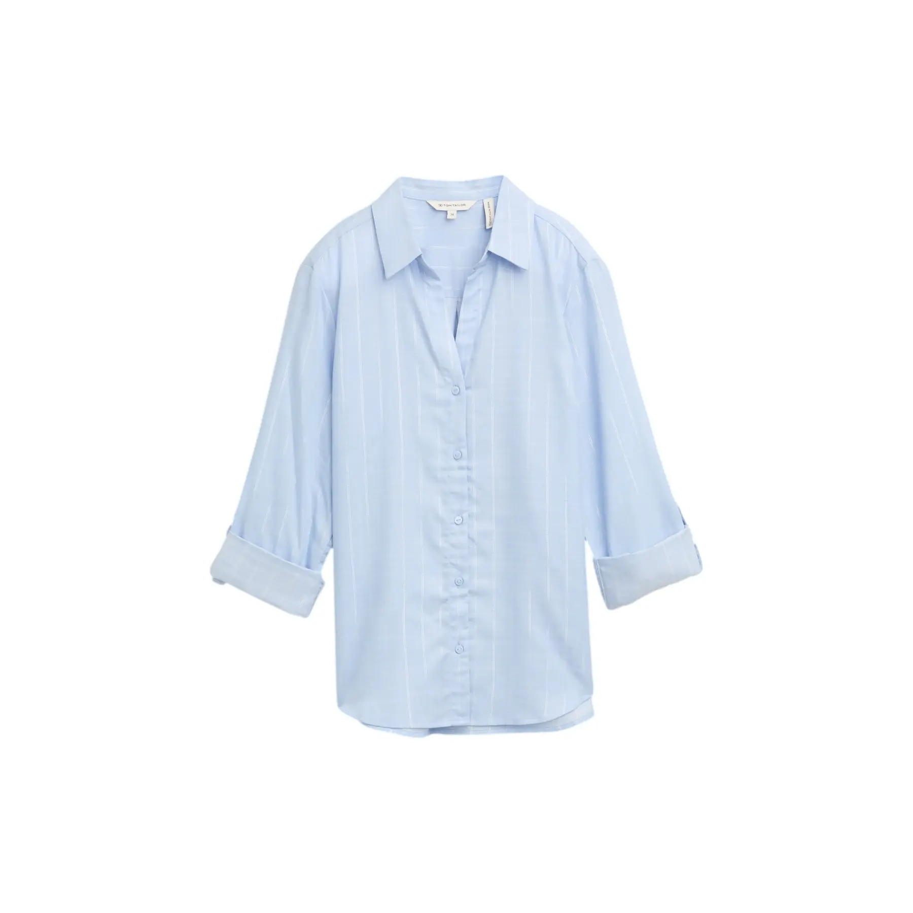 Camicia lurex a righe donna