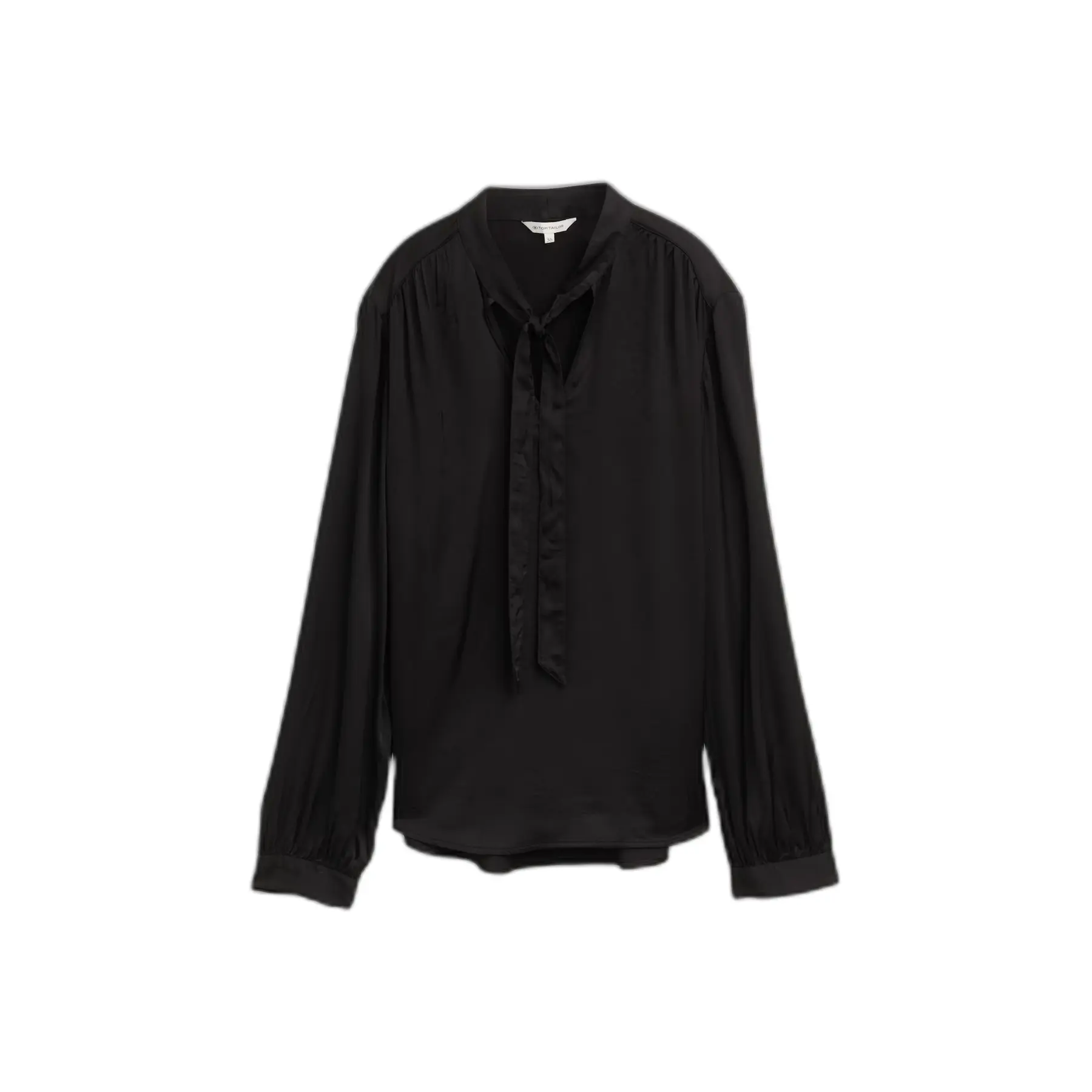 Blusa con nodo al collo donna