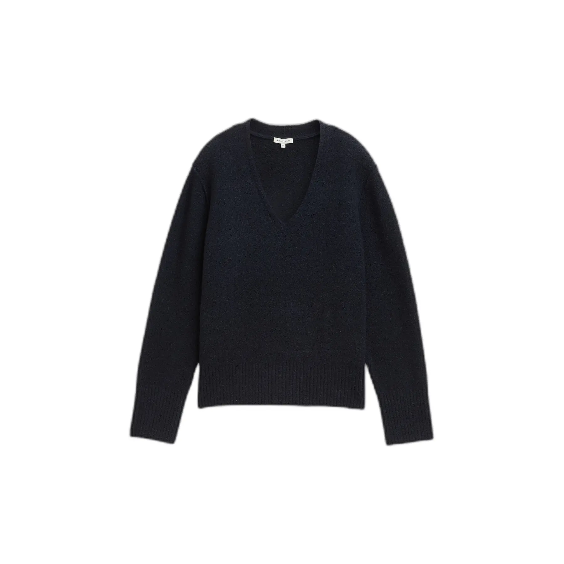 Pull col V in maglia bouclé donna Tom Tailor