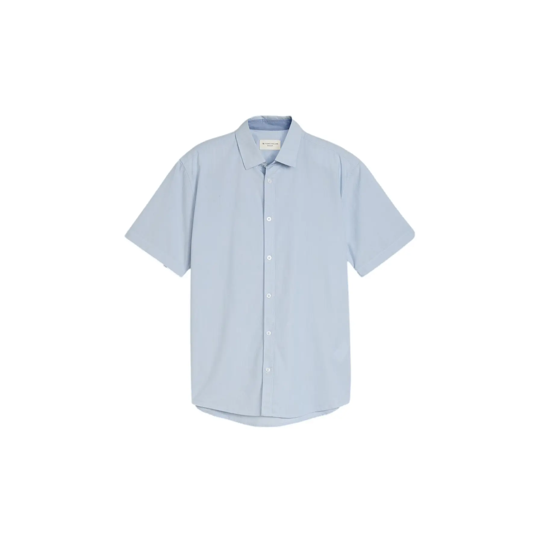 Chemise a righe in popeline di cotone Tom Tailor