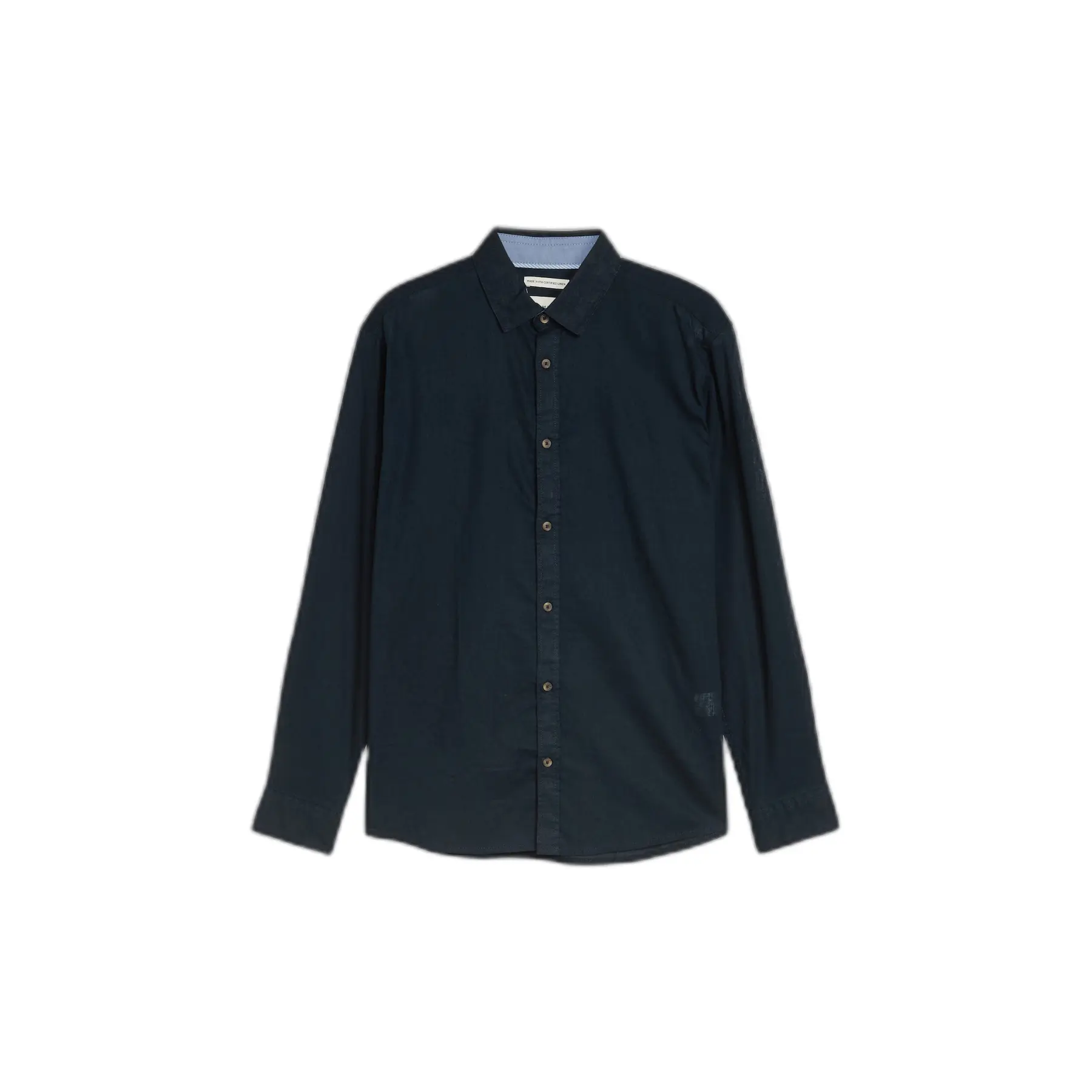 Camicia a maniche lunghe in cotone lino Tom Tailor