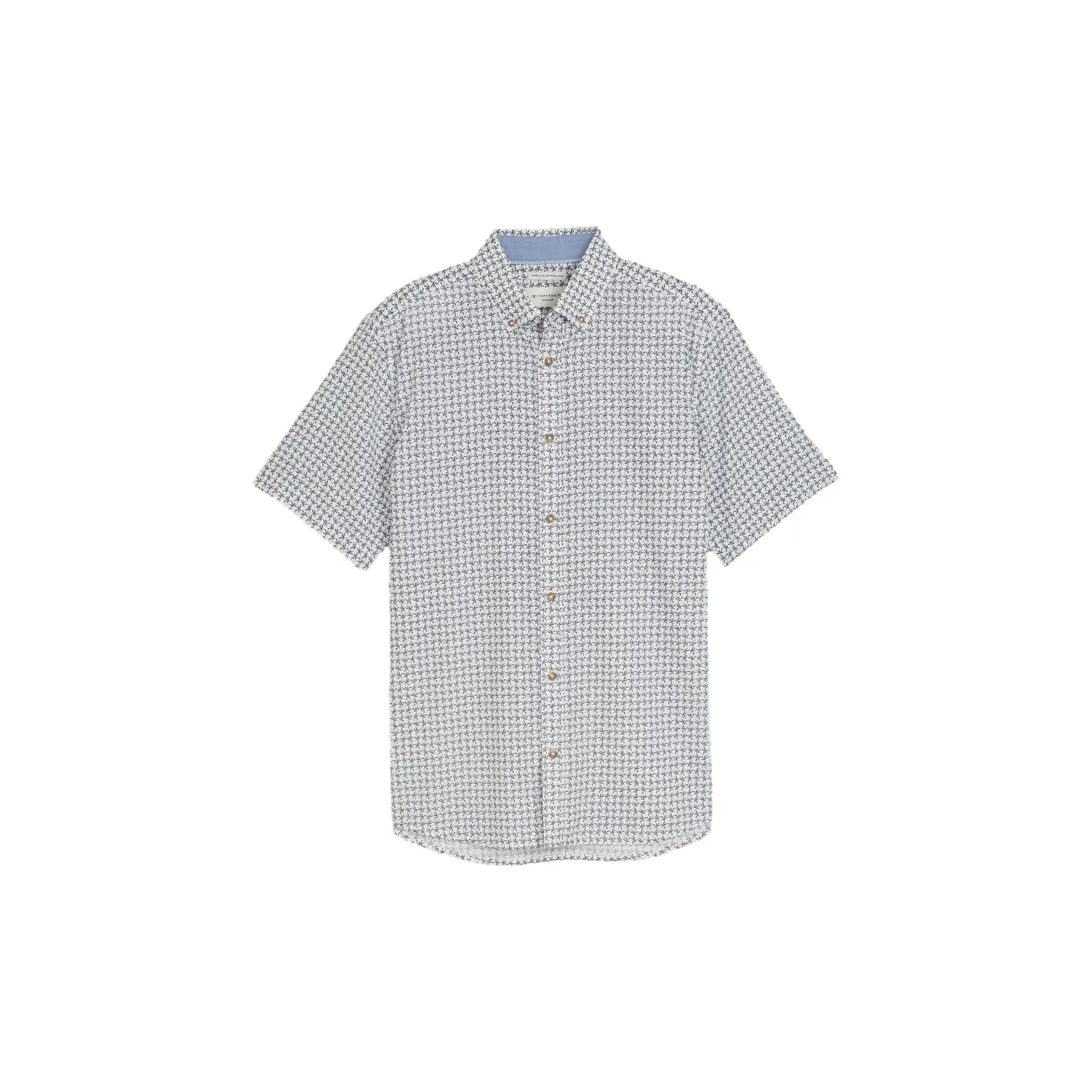 Bedrukte shirt van katoen lin Tom Tailor