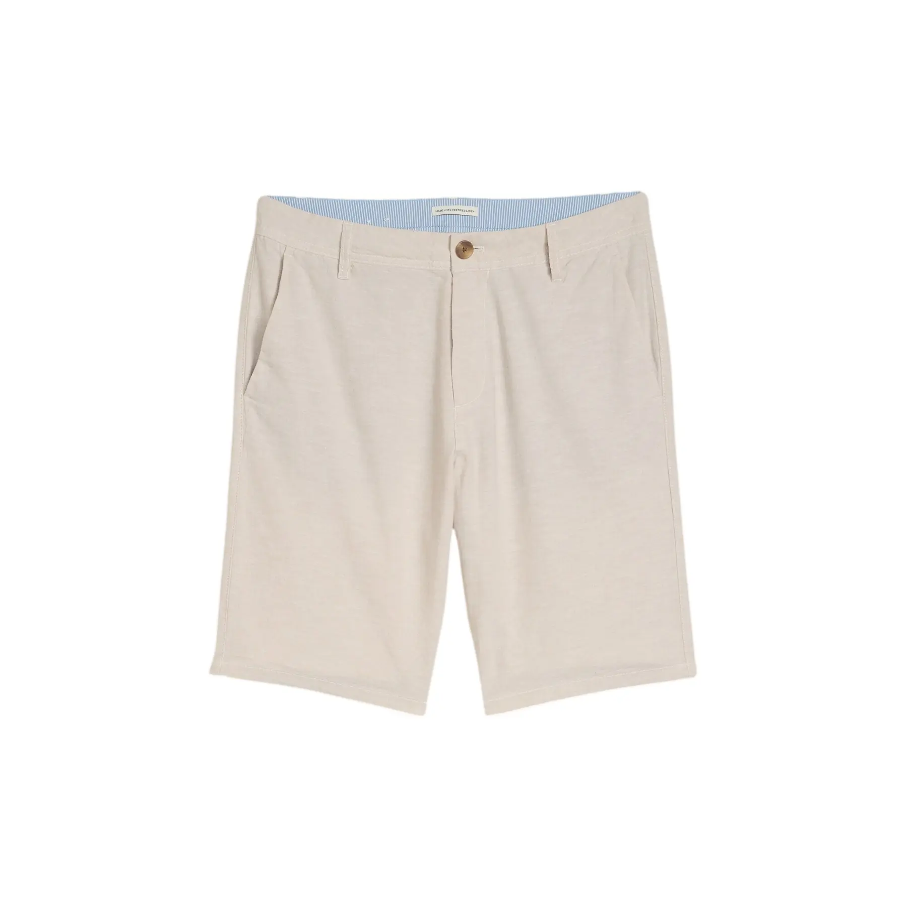 Short regular en coton lin chino Tom Tailor