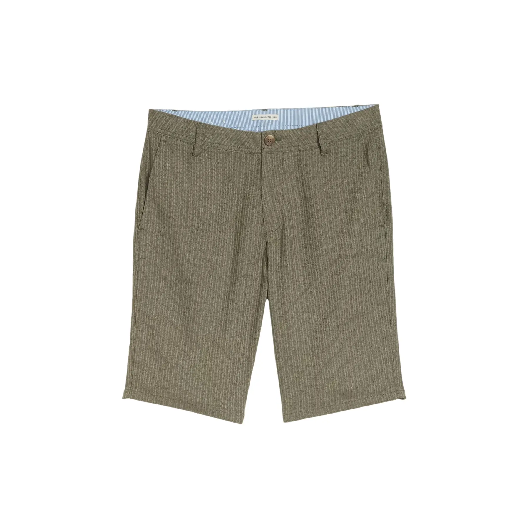 Pantaloni corti regular in cotone lino chino Tom Tailor