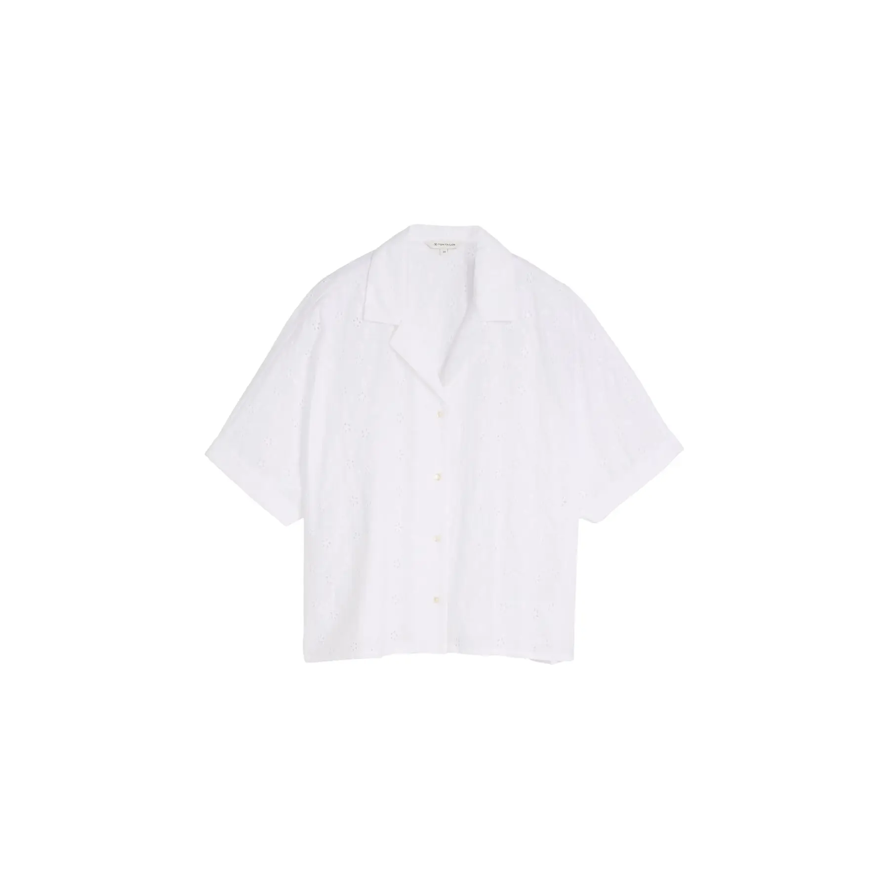 Vrouwenblouse Tom Tailor Schiffli Resort