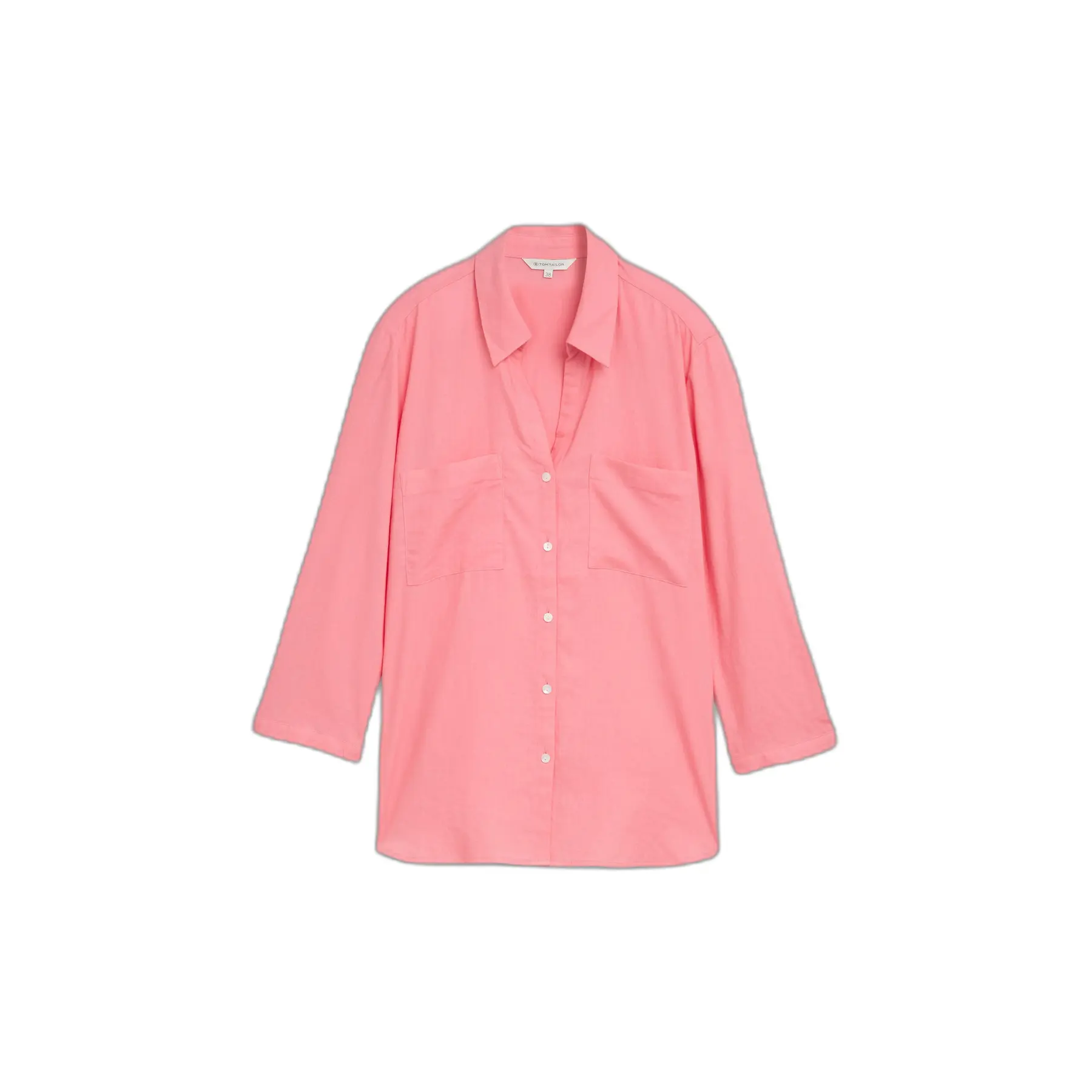 Linnen lange mouwen blouse dames Tom Tailor