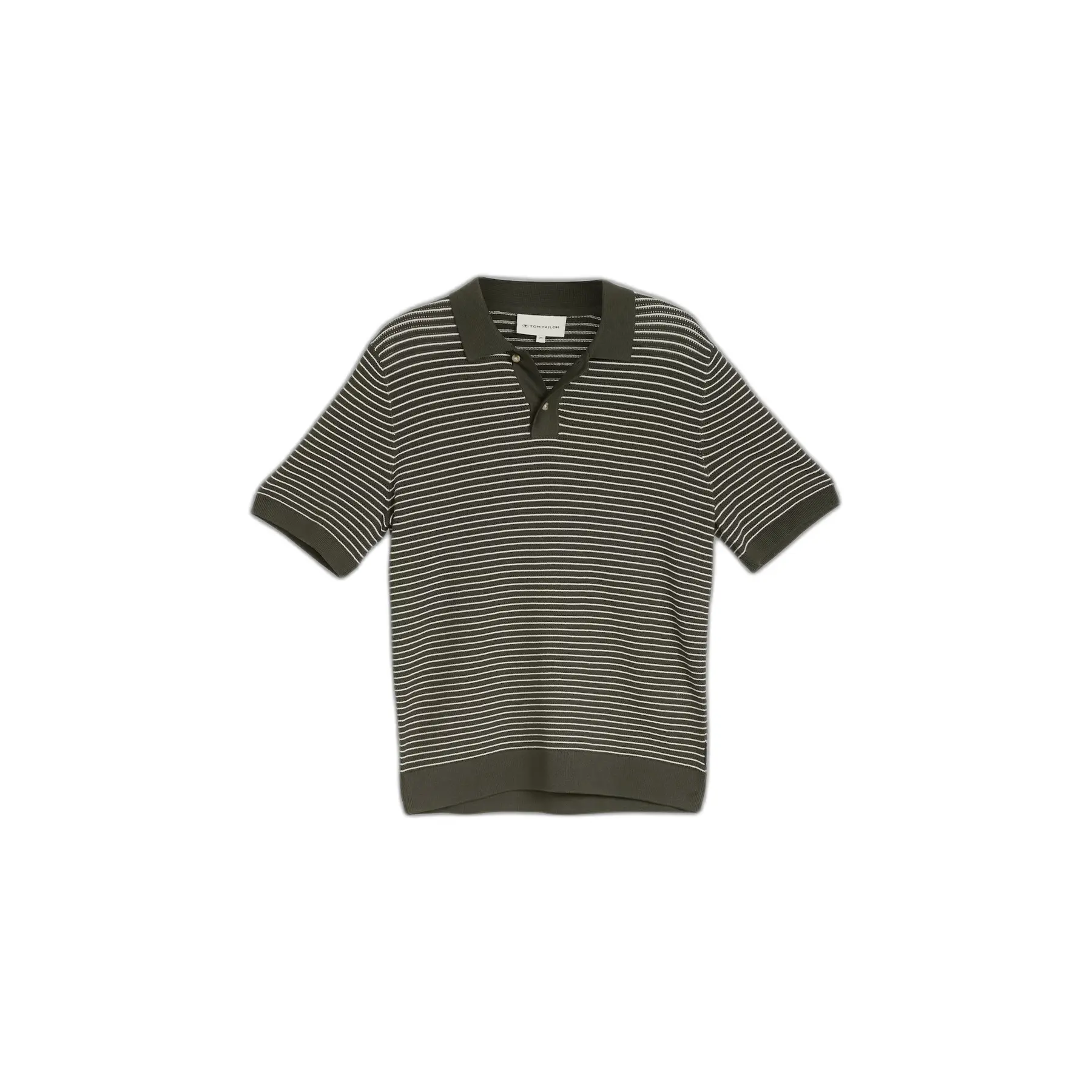 Polo a righe in maglia Tom Tailor