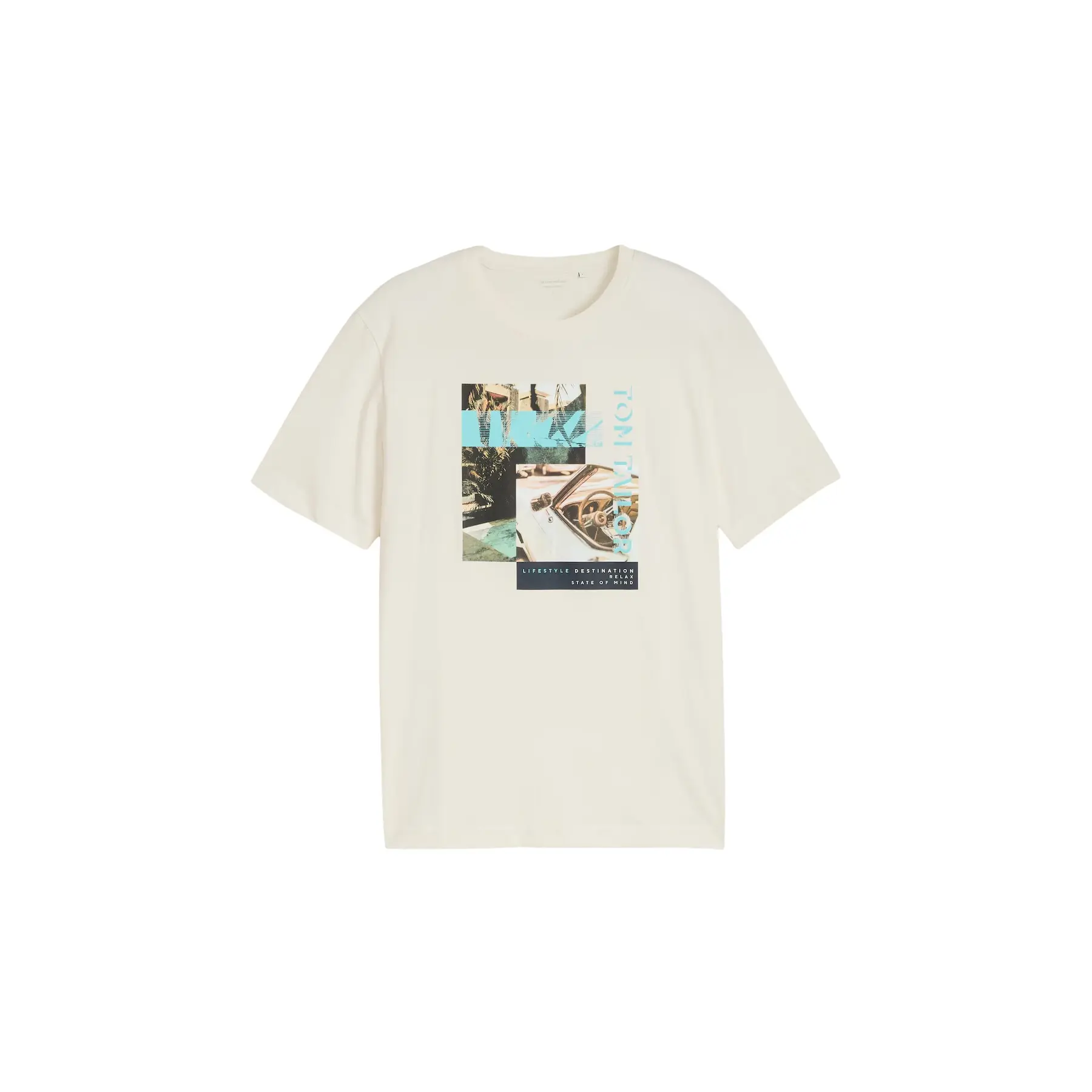 T-shirt in cotone con stampa fotografica Tom Tailor