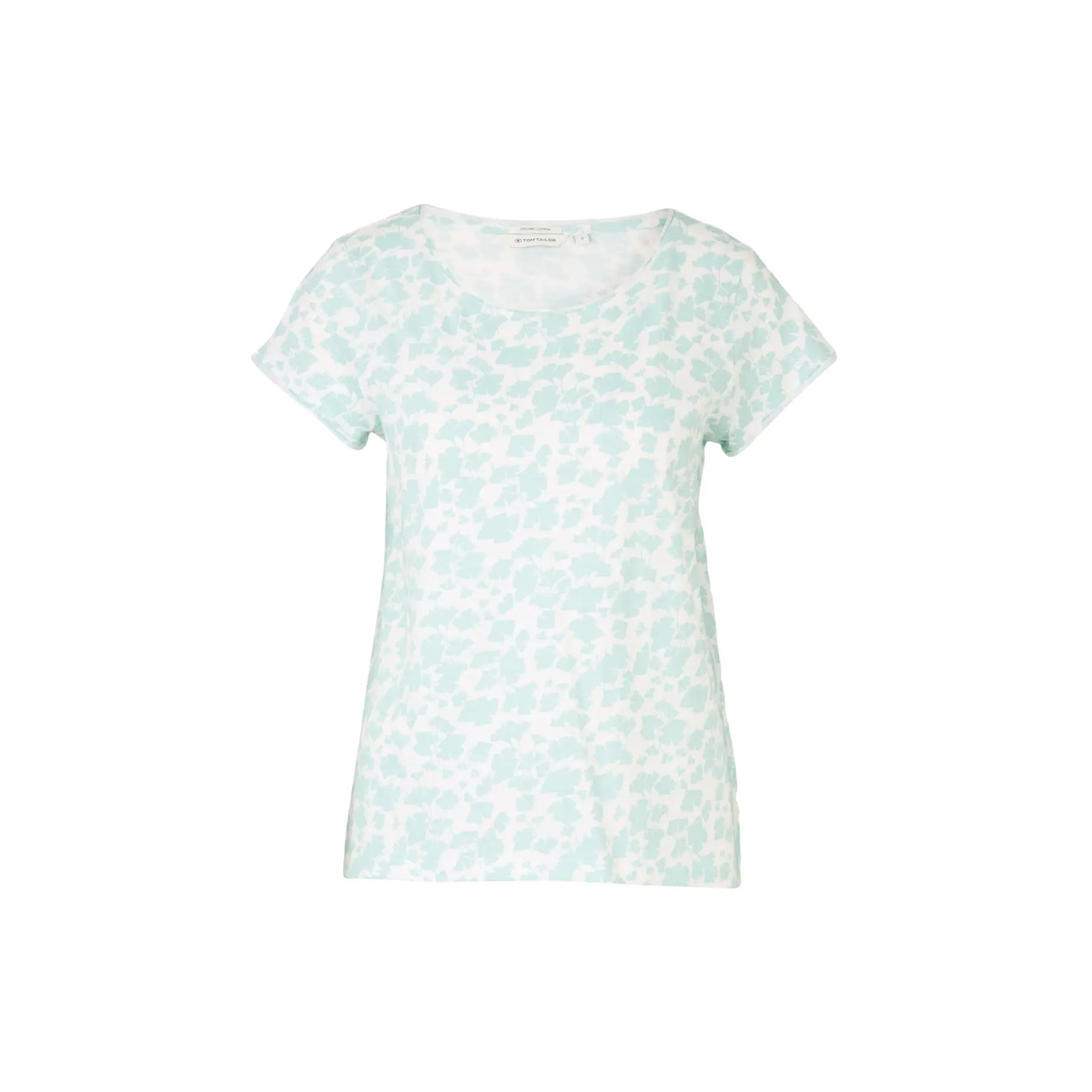 T-shirt gemêlede jersey grote ronde hals vrouw Tom Tailor