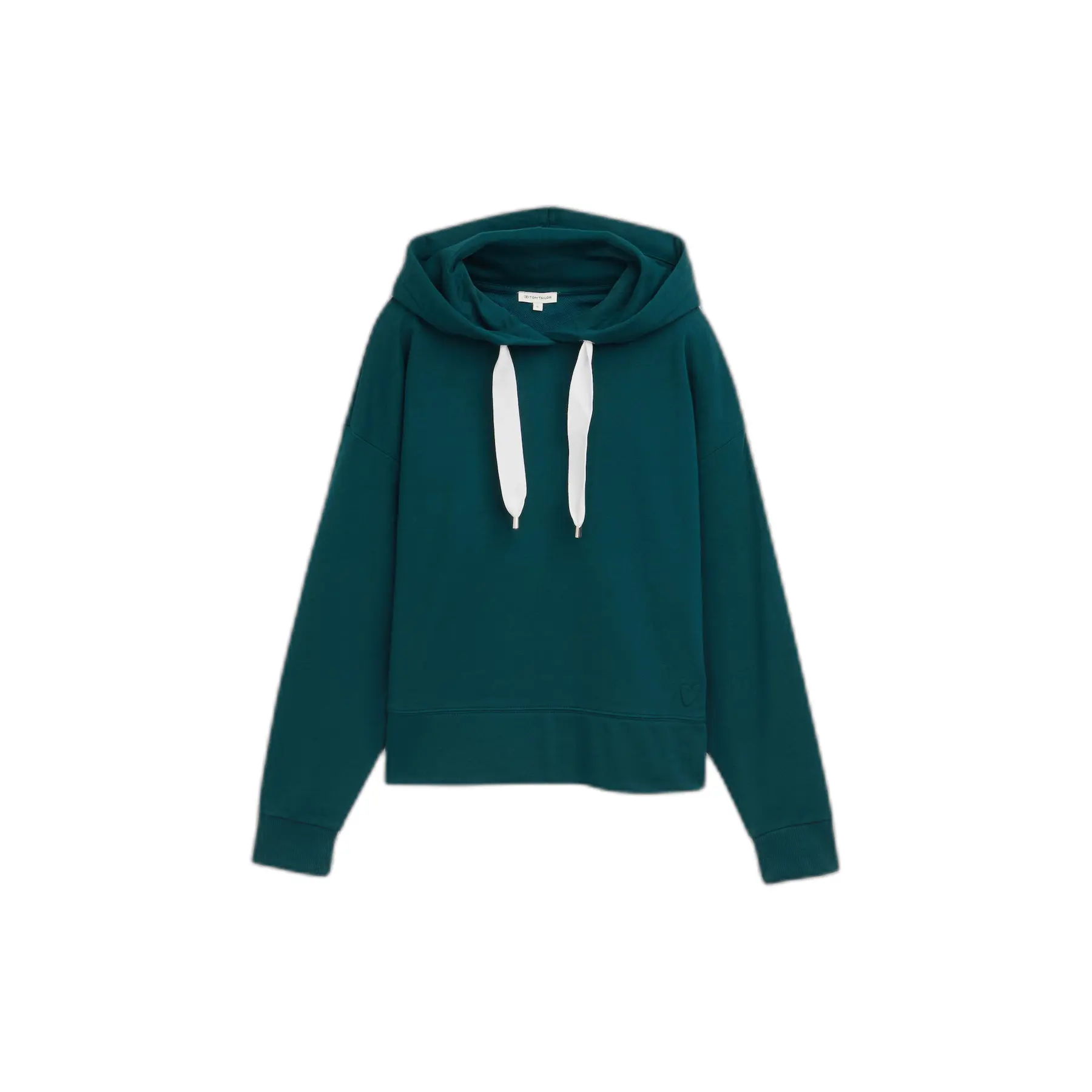 Felpa con cappuccio a coste donna Tom Tailor
