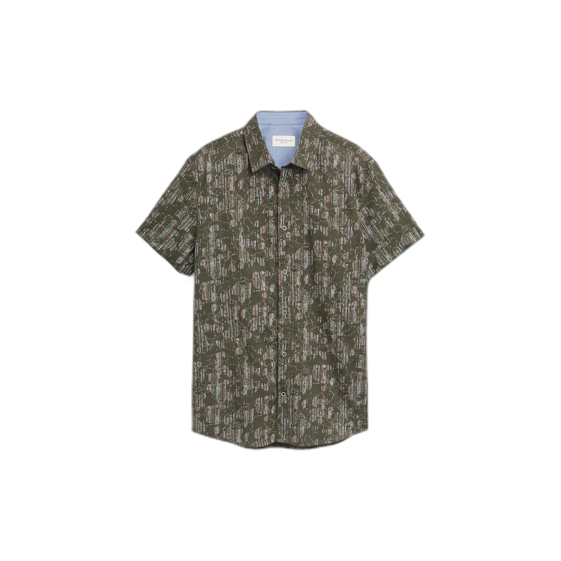 Flammé Garment Gedrukt Shirt Tom Tailor