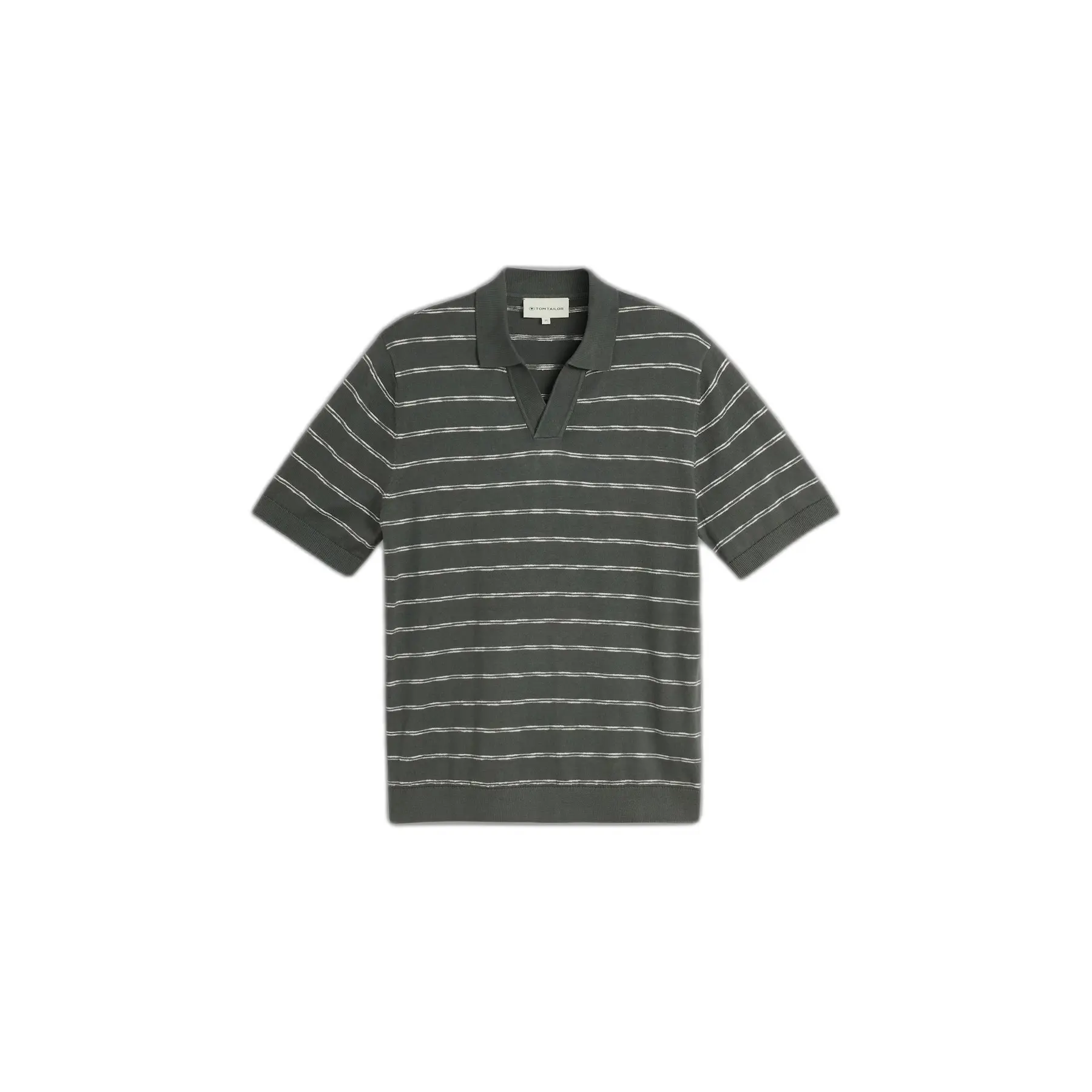Polo a righe in maglia Tom Tailor