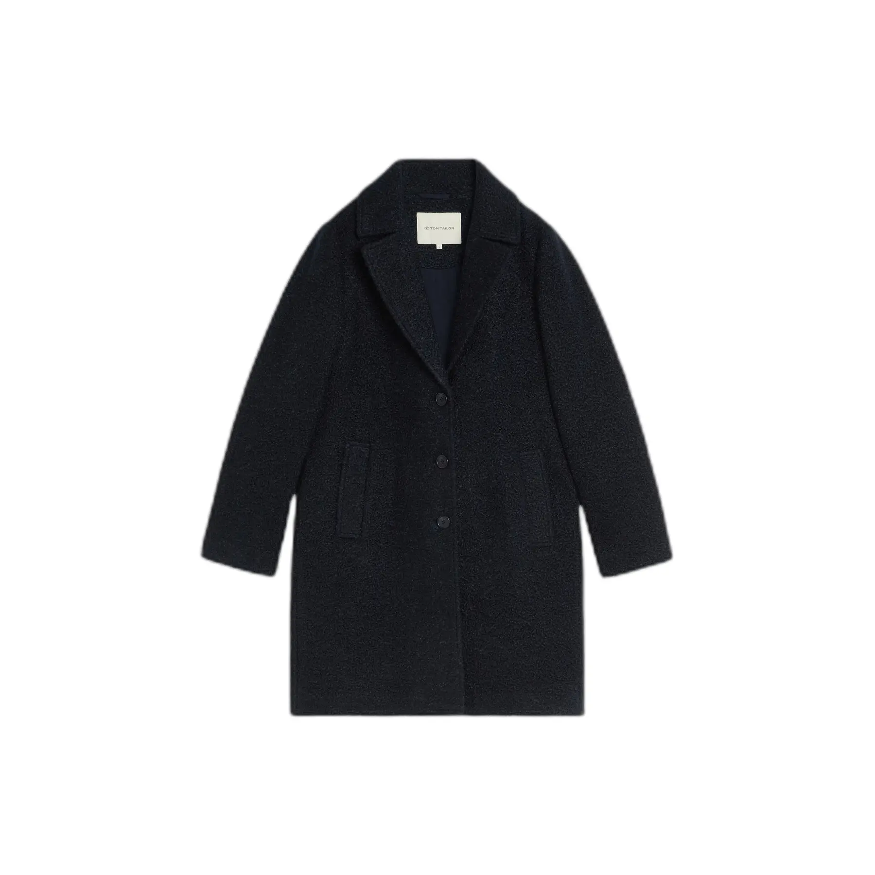 Bouclé jas voor vrouwen Tom Tailor