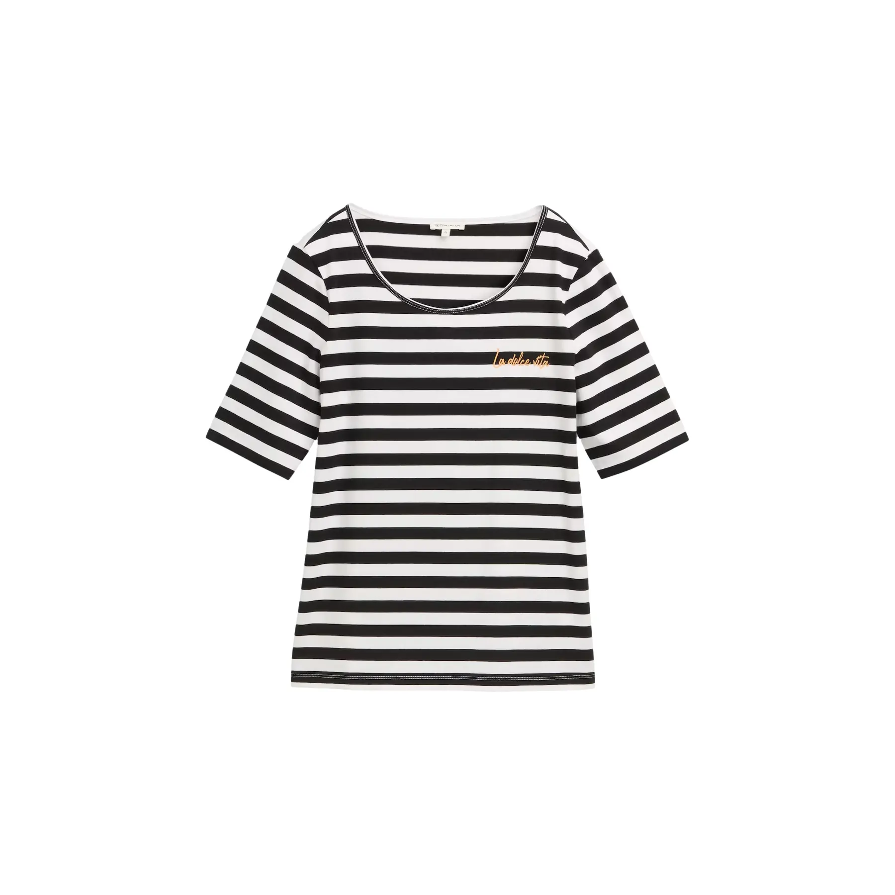 T-shirt piccolo ricamato donna Tom Tailor