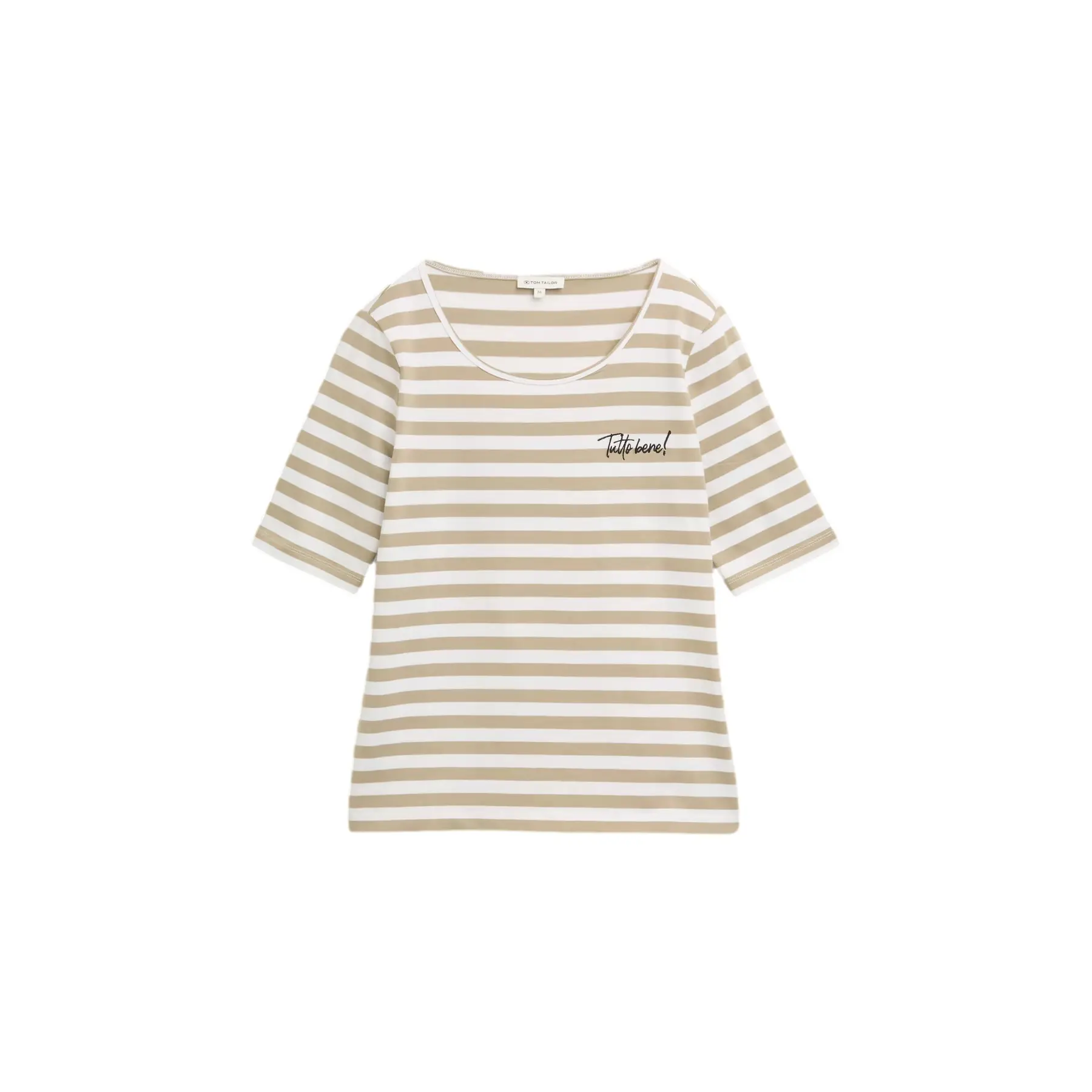 T-shirt piccolo ricamato donna Tom Tailor