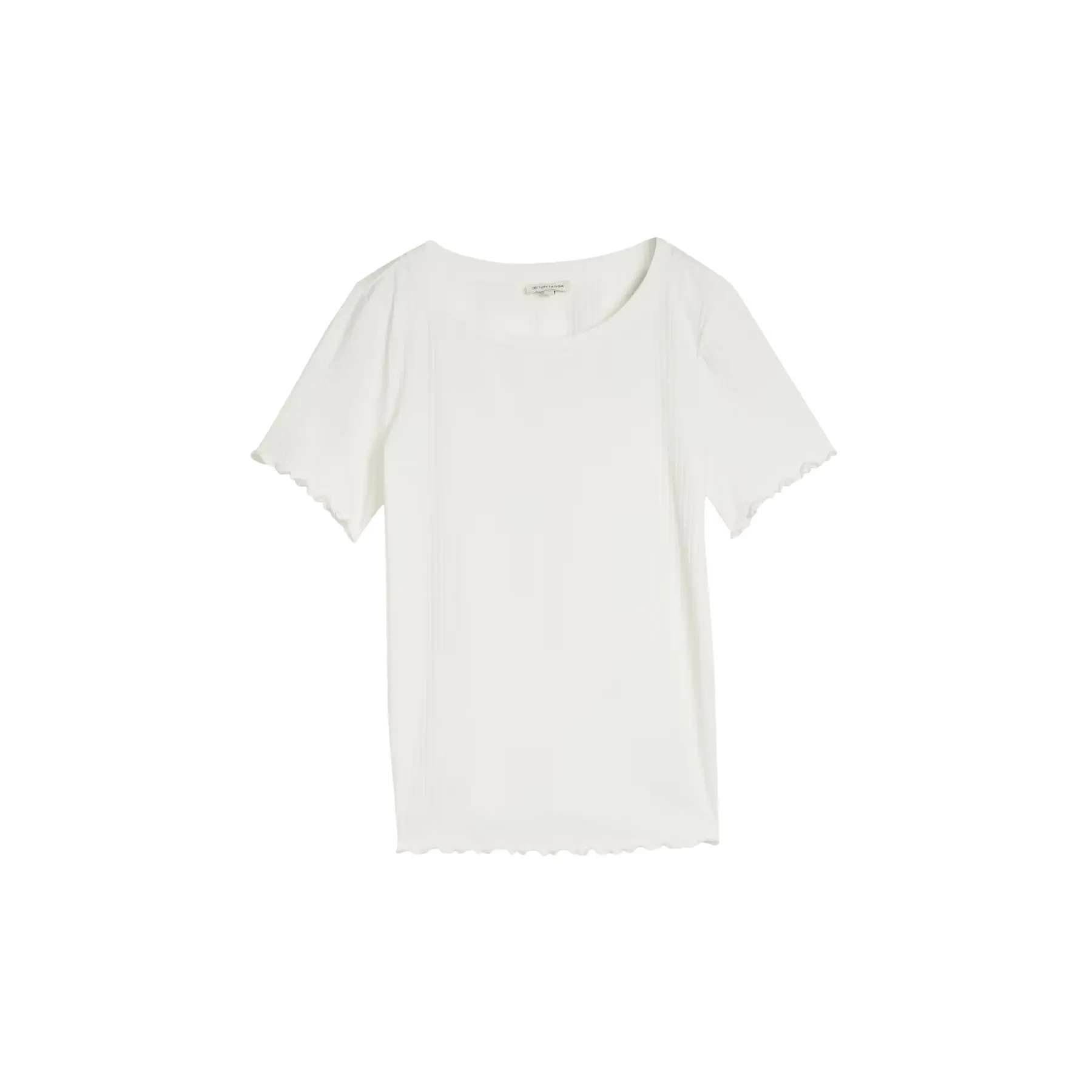 T-shirt boxy a costine donna Tom Tailor