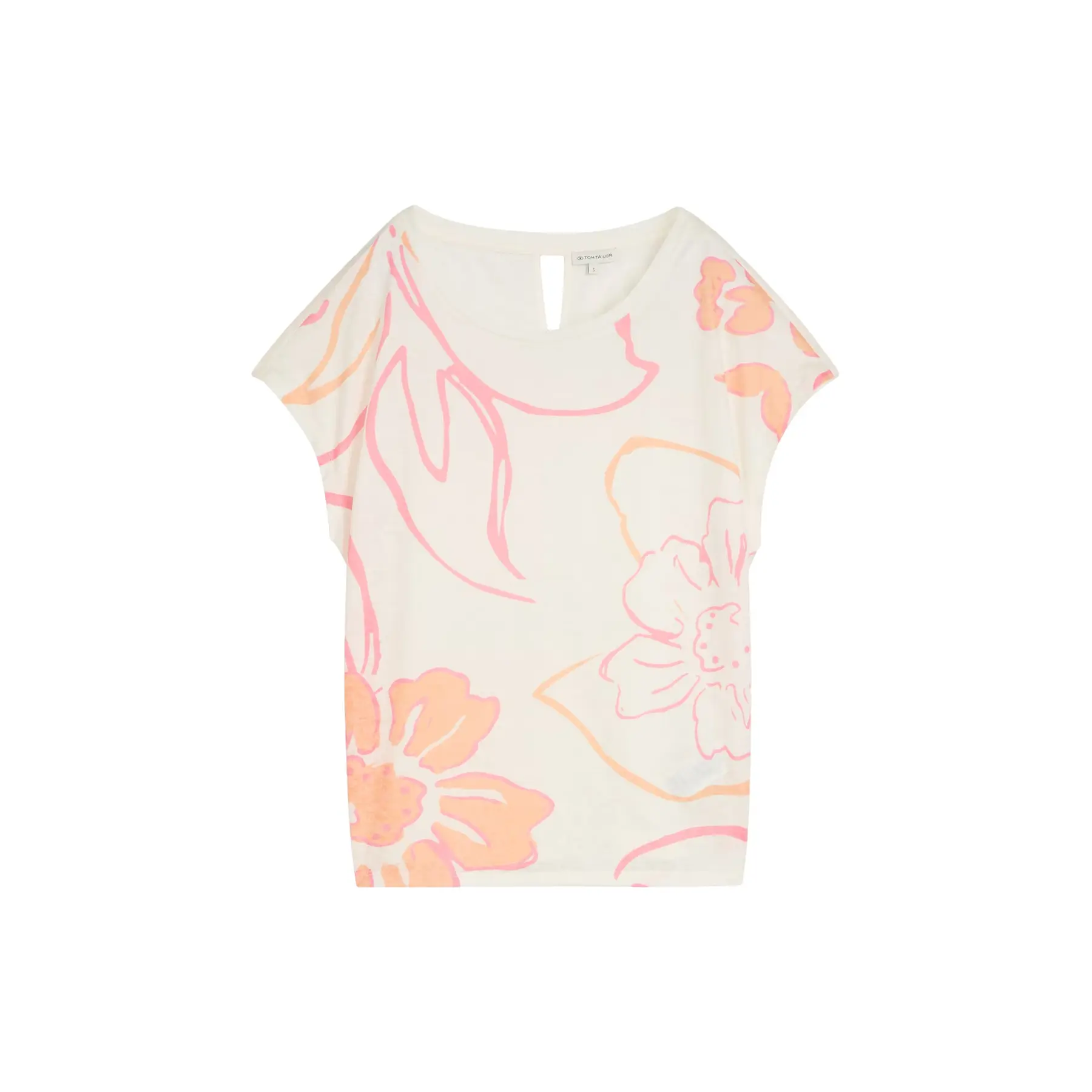 T-shirt da donna a girocollo Tom Tailor