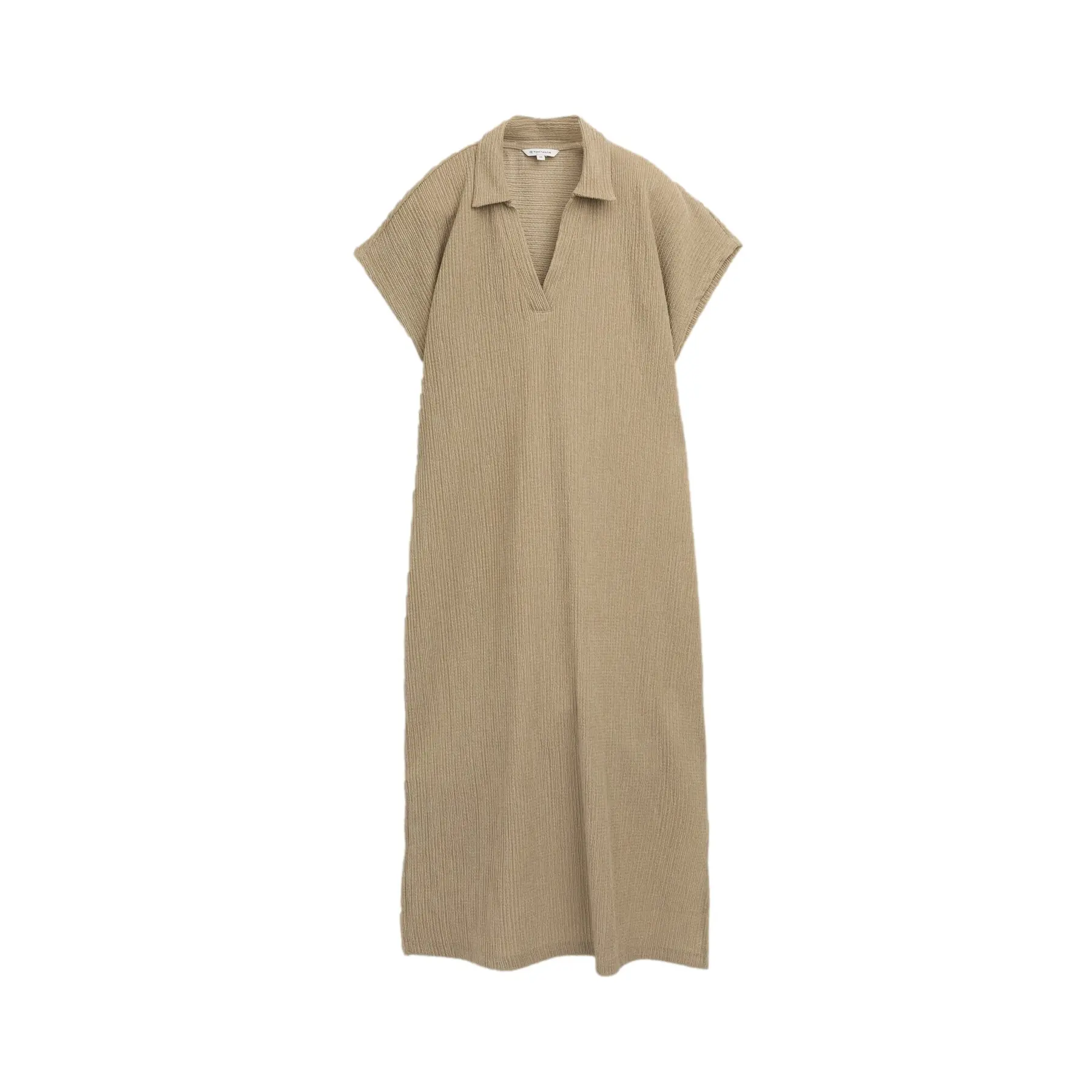 Gestructureerde jersey jurk dames Tom Tailor