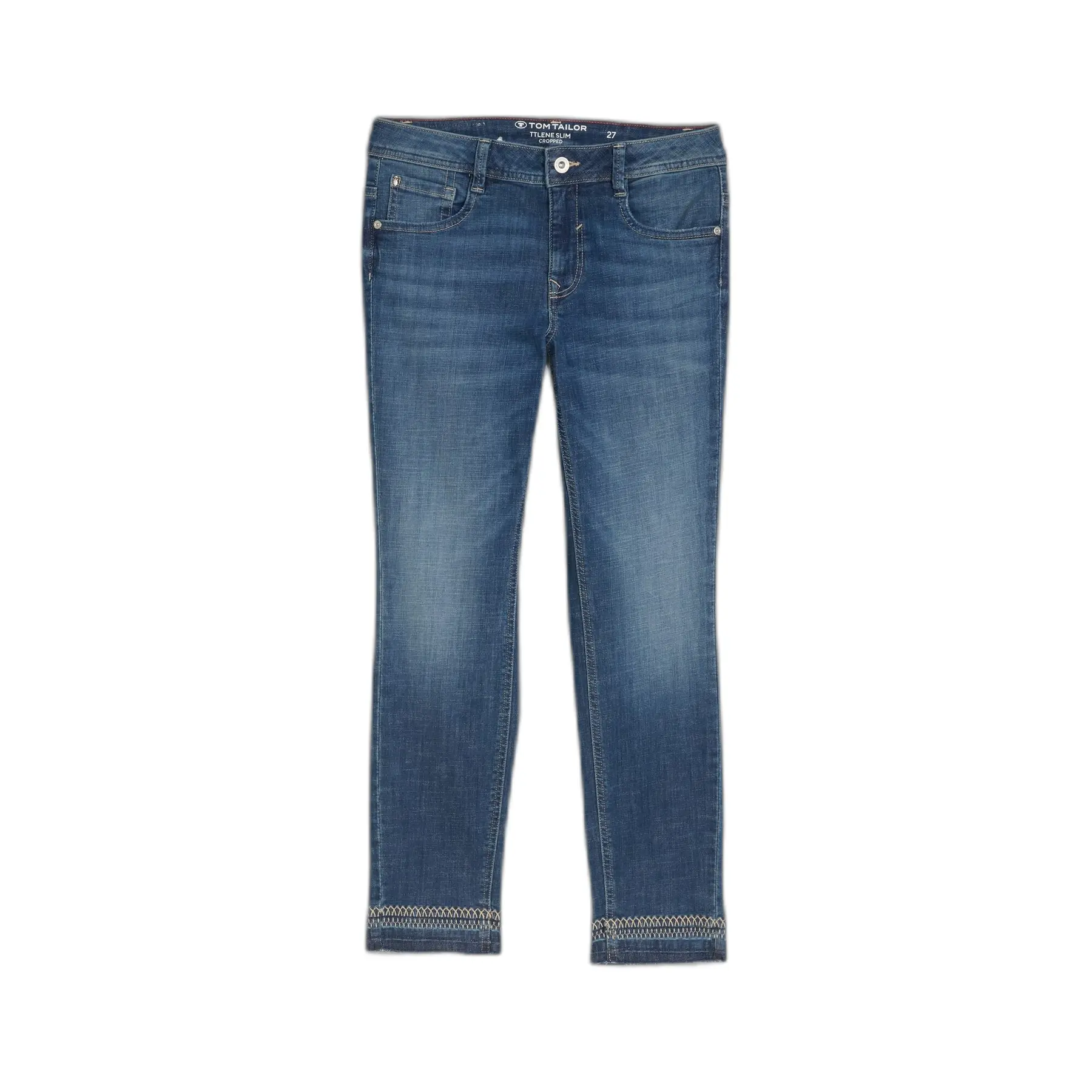 Jeans skinny da donna Tom Tailor Lene cropped