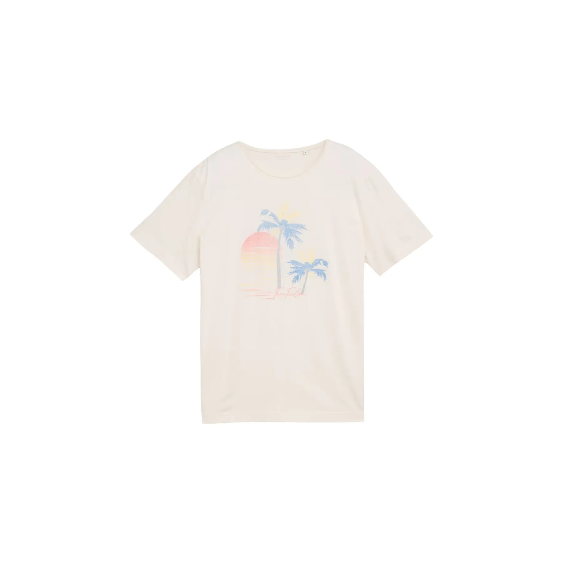Katoenen bedrukte T-shirt Tom Tailor