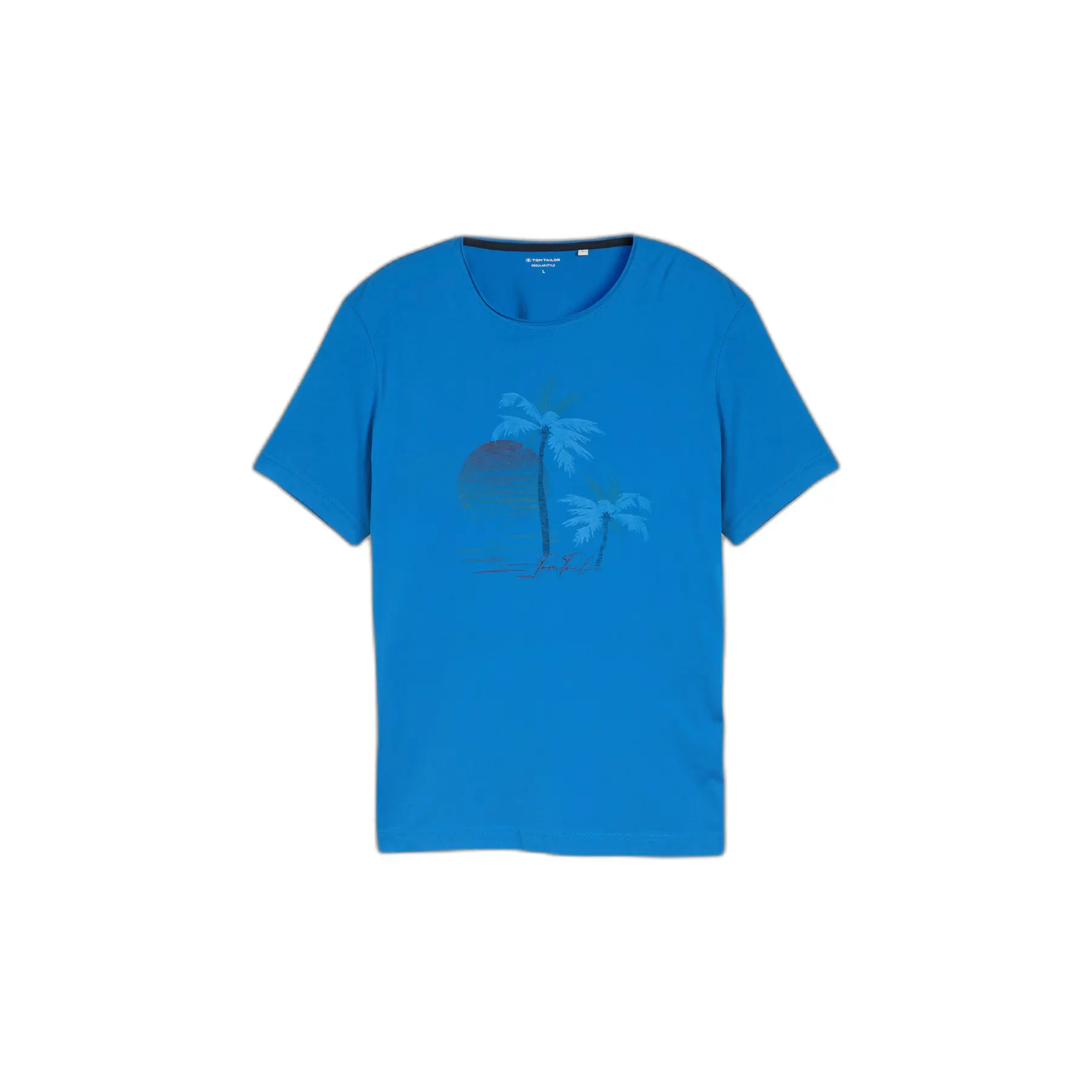 Katoenen bedrukte T-shirt Tom Tailor