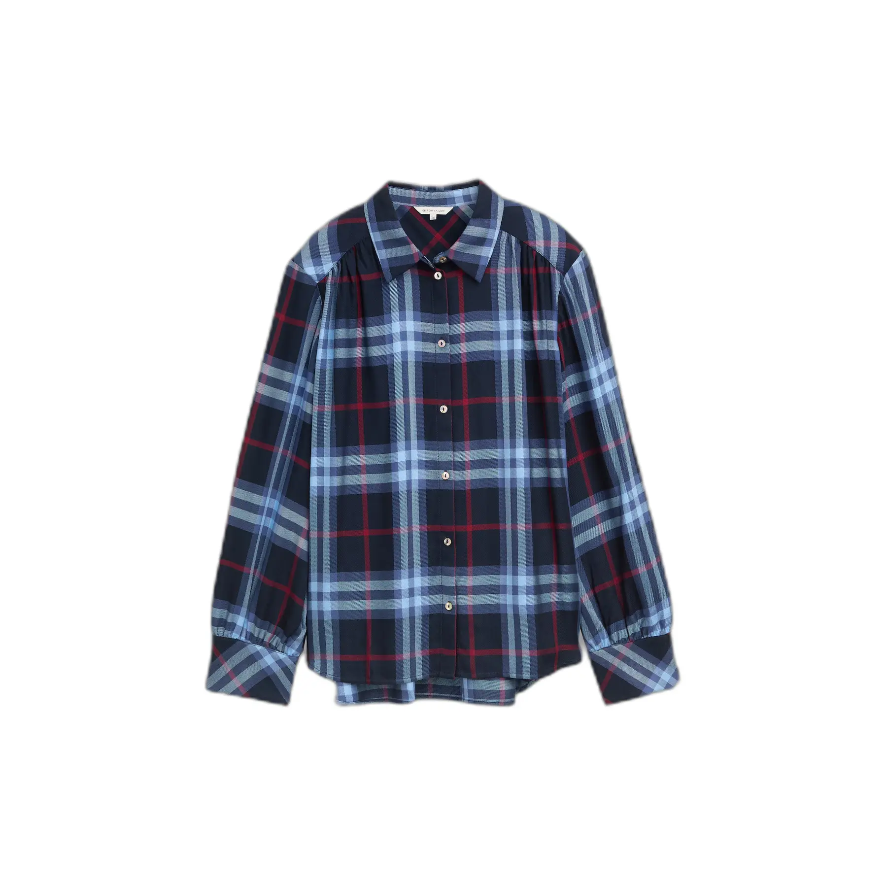 Vrouwenblouse met ruiten Tom Tailor