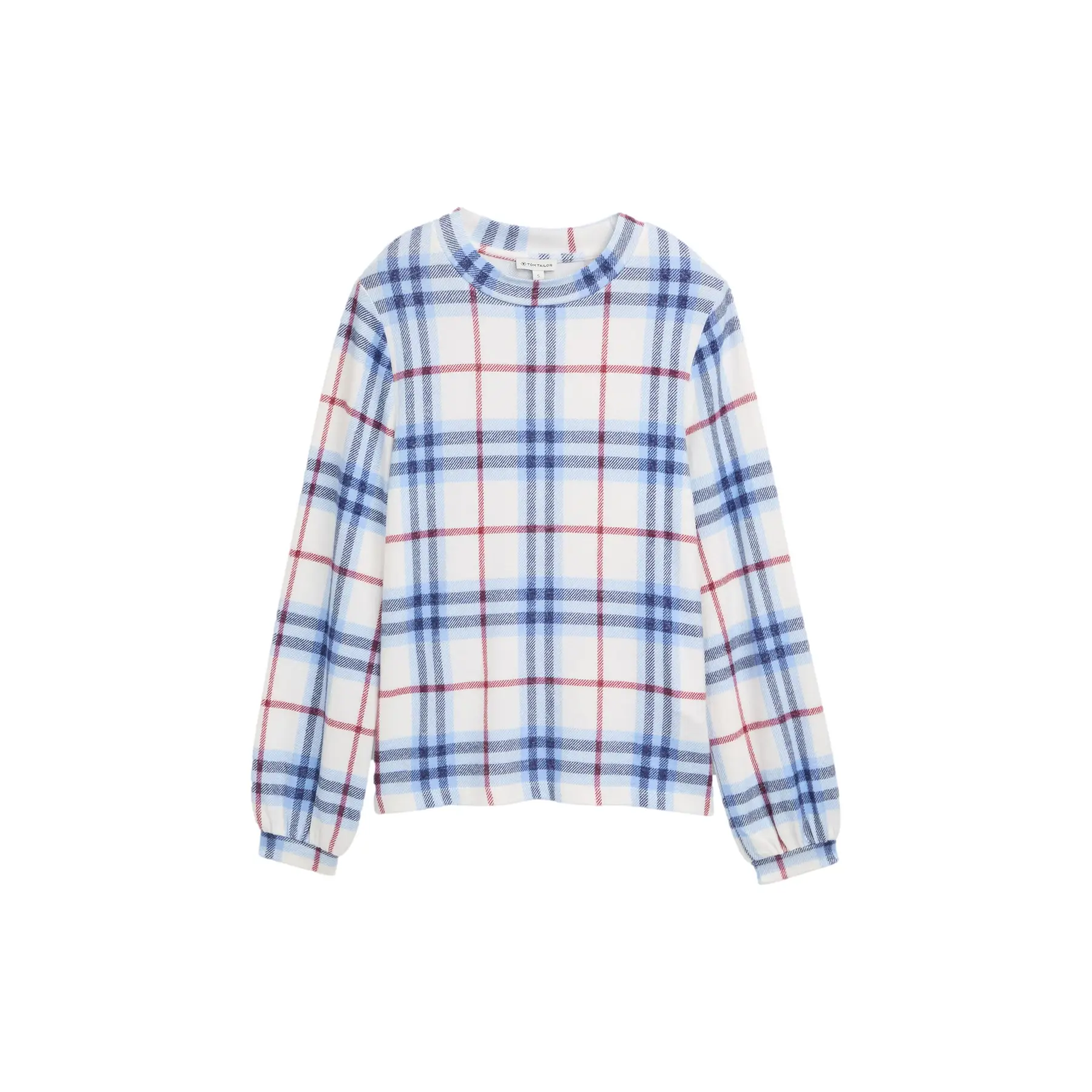 Vrouwen geruite T-shirt Tom Tailor