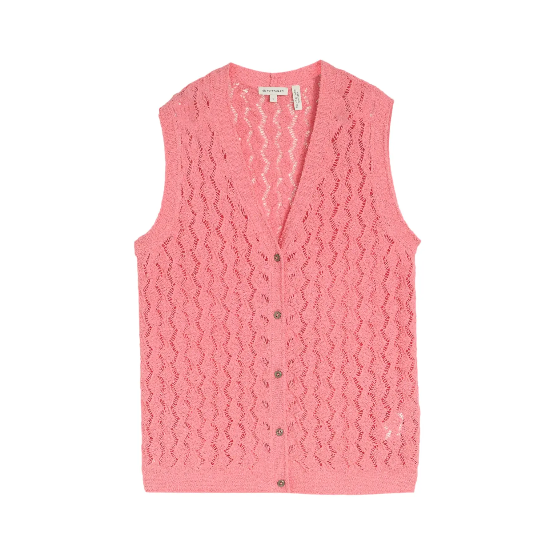 Gilet breisel vrouw Tom Tailor