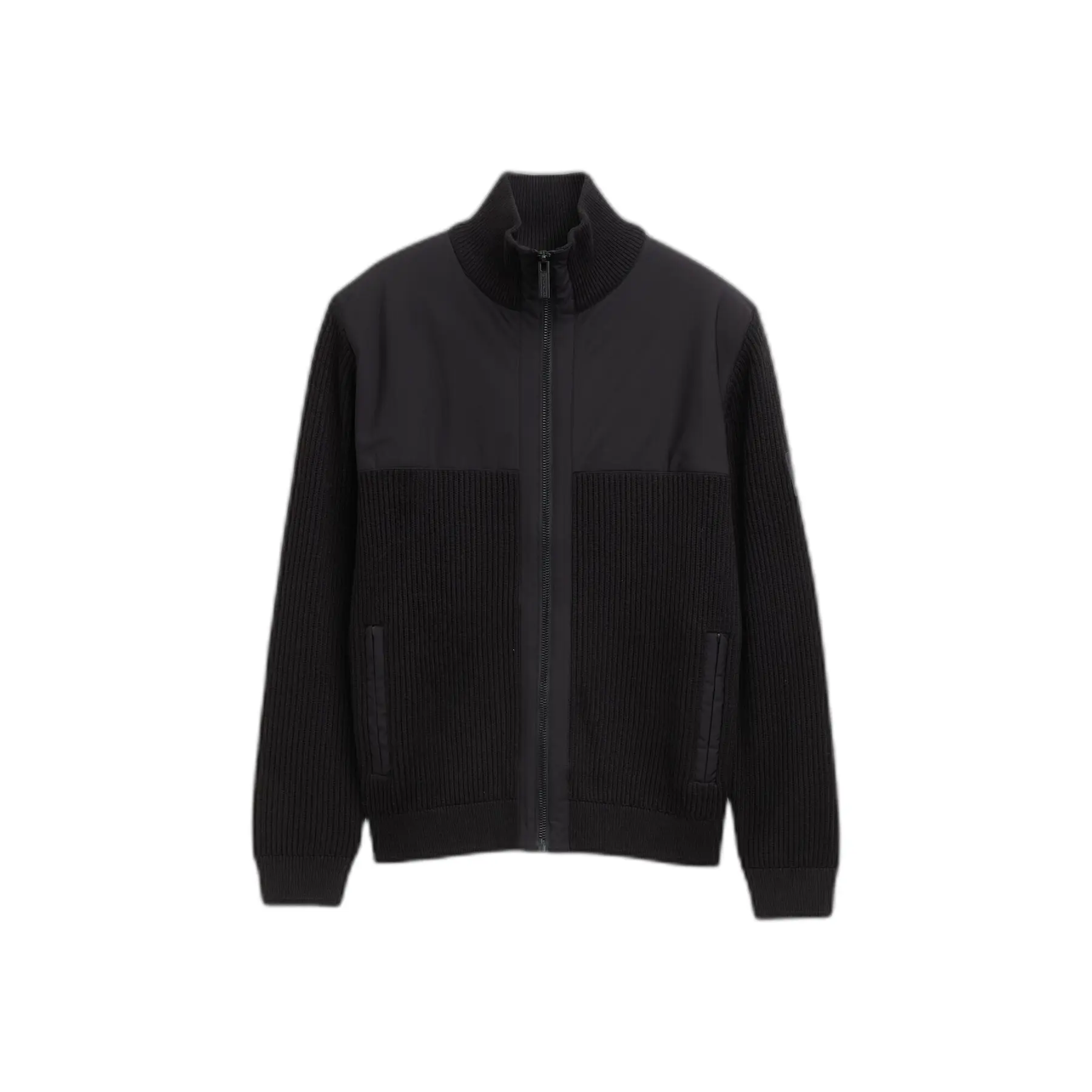 Mischgewebter Zip-Cardigan Tom Tailor
