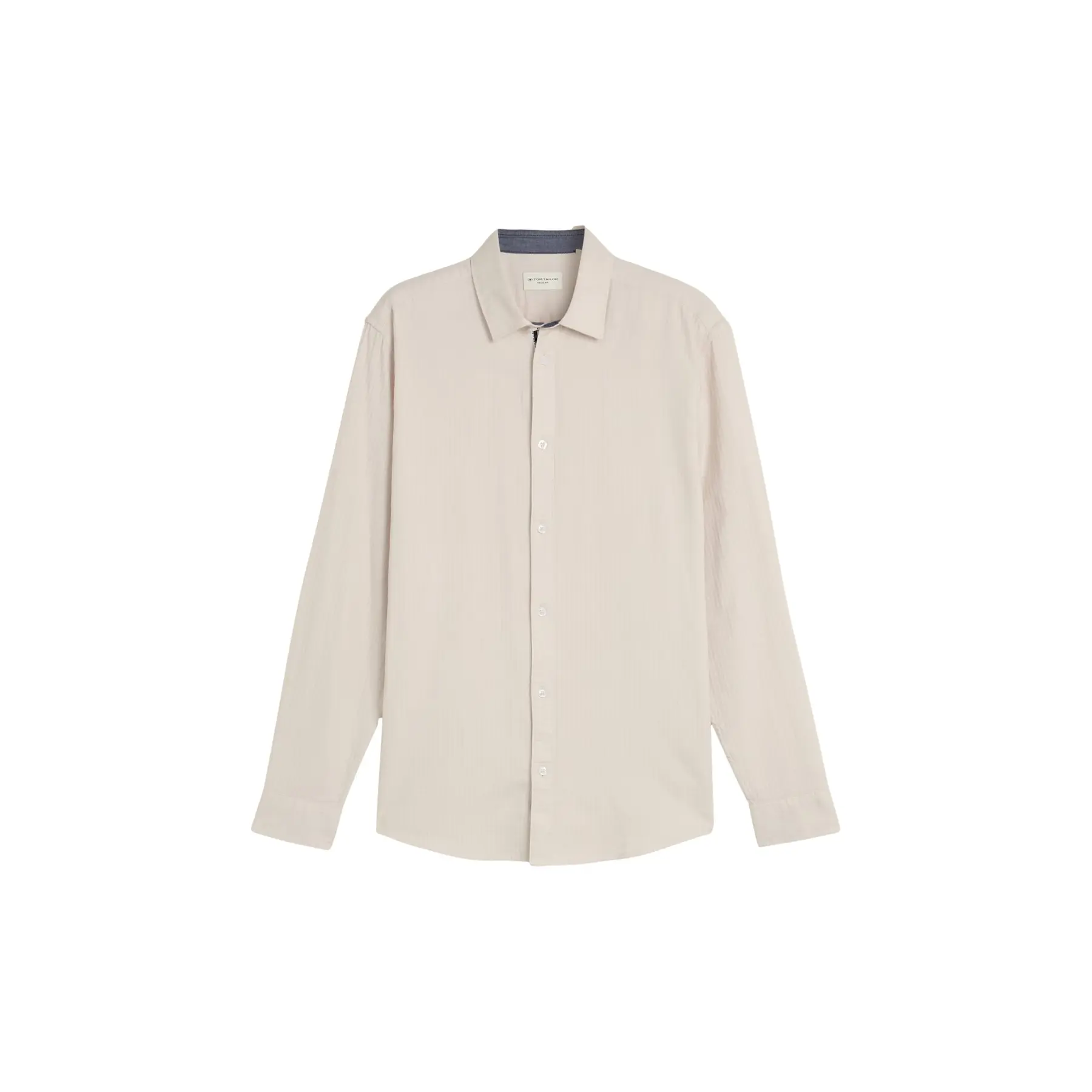 Camicia a maniche lunghe con motivo a zig-zag Tom Tailor