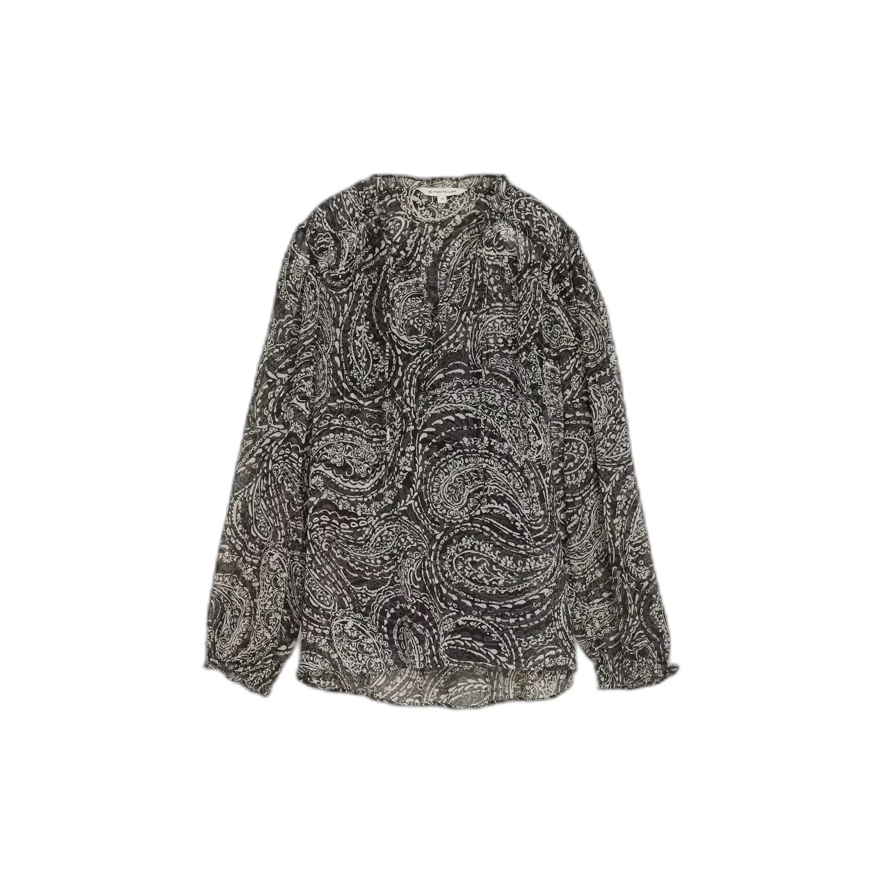 Camicia maniche lunghe in chiffon donna Tom Tailor
