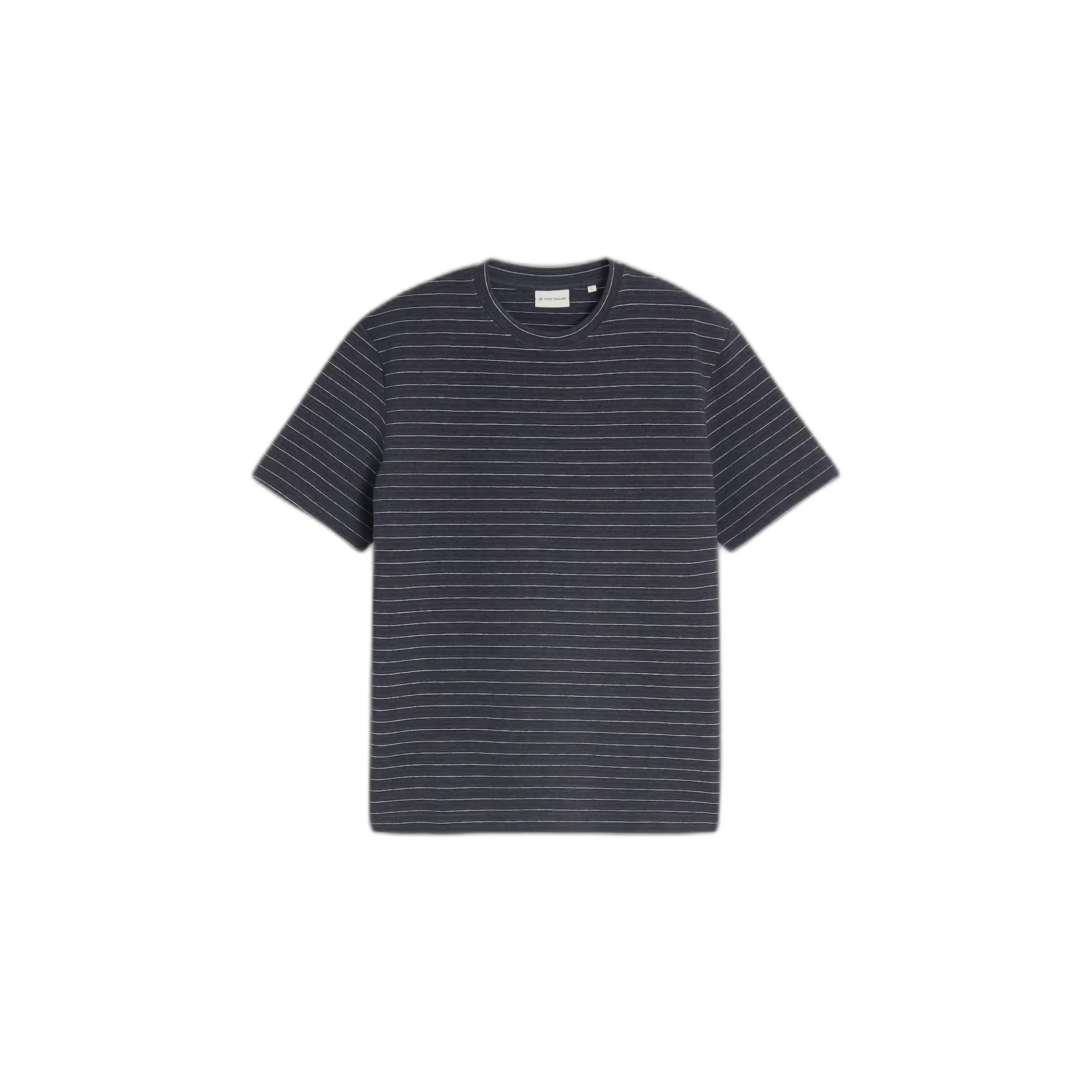 T-shirt Strutturato a Righe Tom Tailor