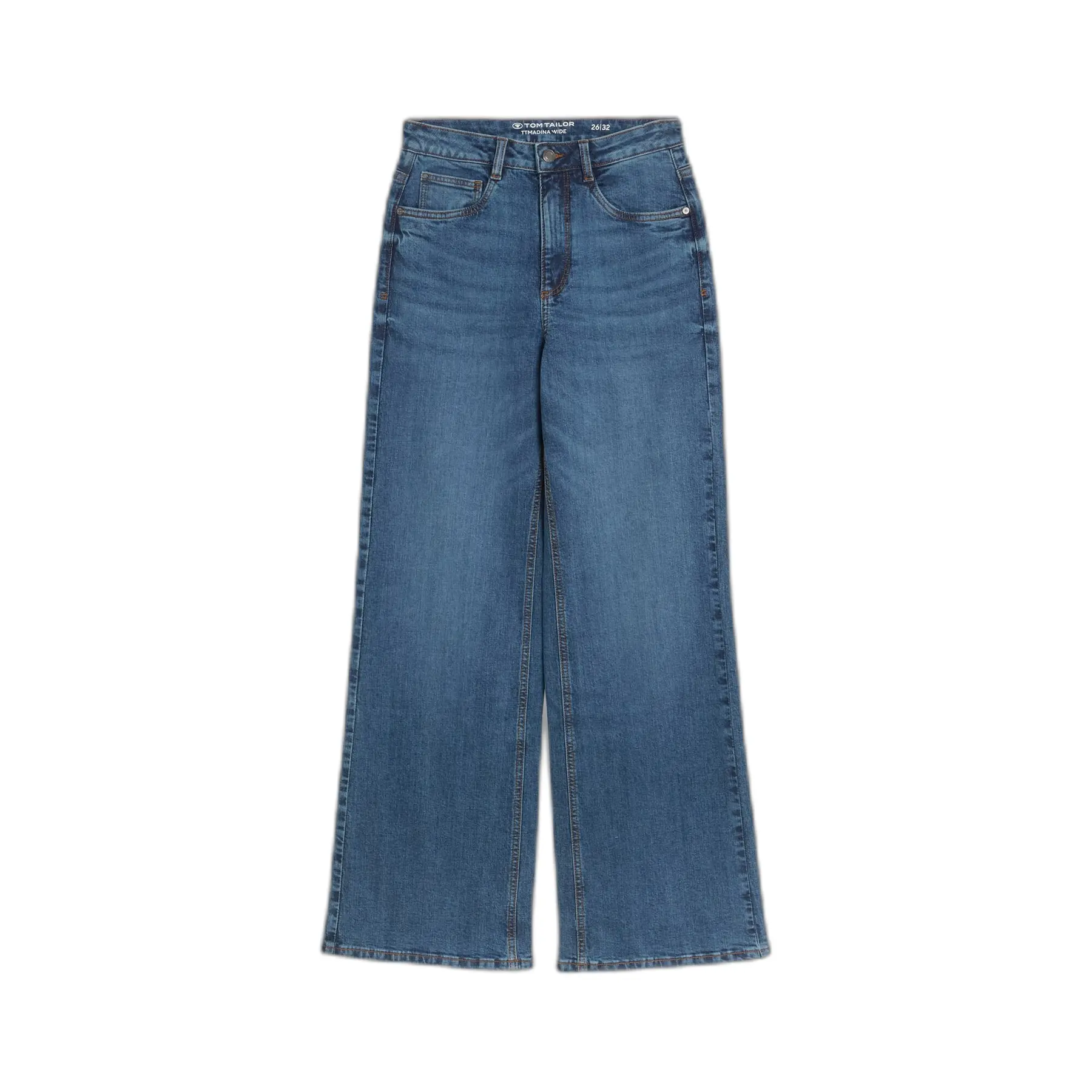 Jeans wide leg effect katoen dames Tom Tailor Madina