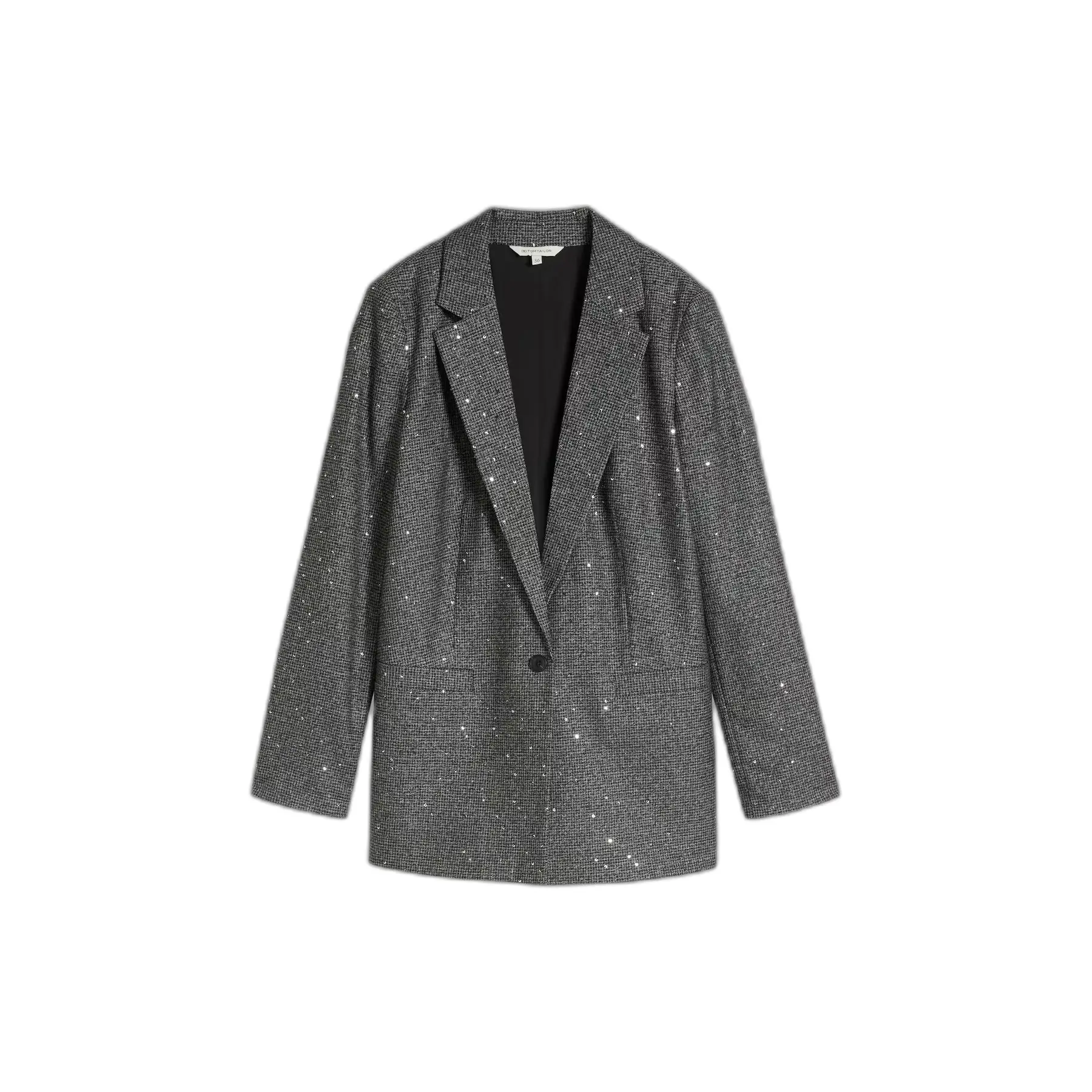 Klassischer Blazer aus festlichem Stoff für Damen Tom Tailor
